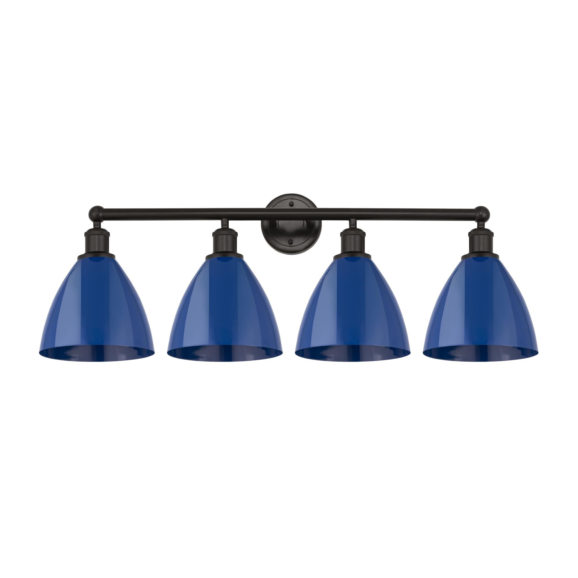 Bruno Marashlian Plymouth Dome 34 Inch 4 Light Bath Vanity Light by Innovations Lighting