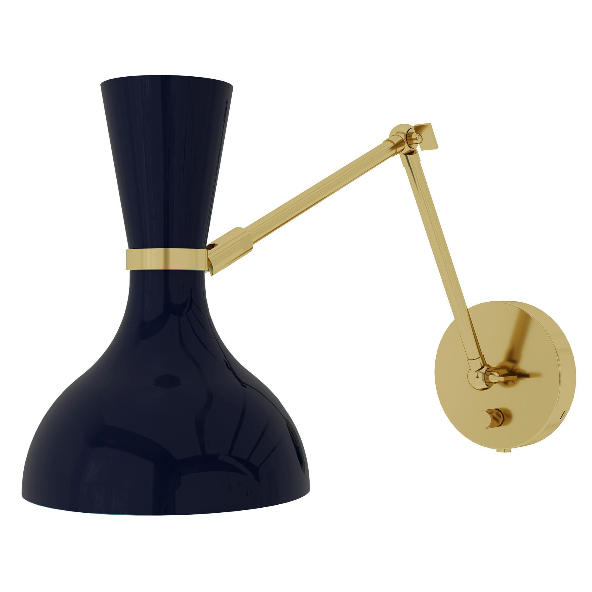 Clare 10 Inch Wall Swing Lamp by Robert Abbey