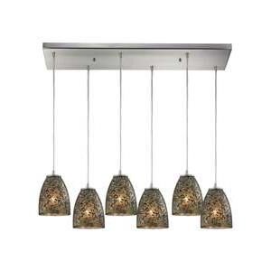 Fissure 33 Inch 6 Light Linear Suspension Light by ELK Lighting
