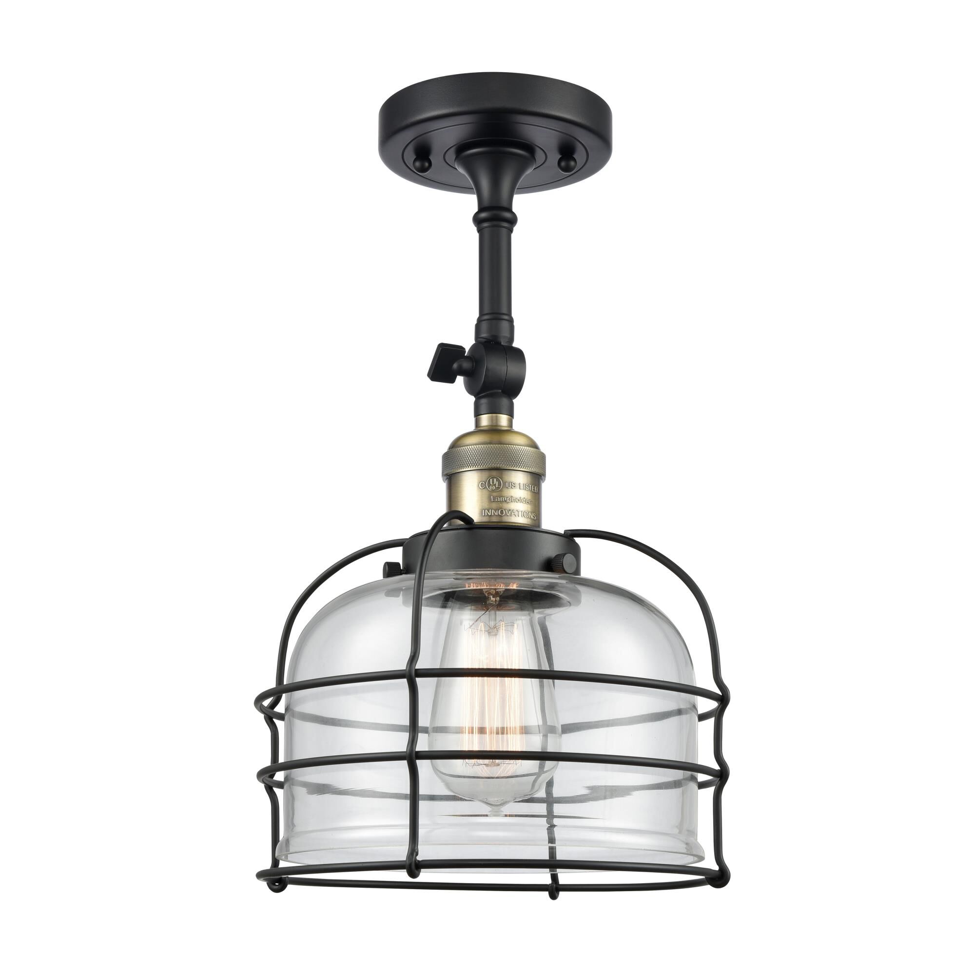 Innovations Lighting Bruno Marashlian Large Bell Cage 12 Inch Wall Sconce
