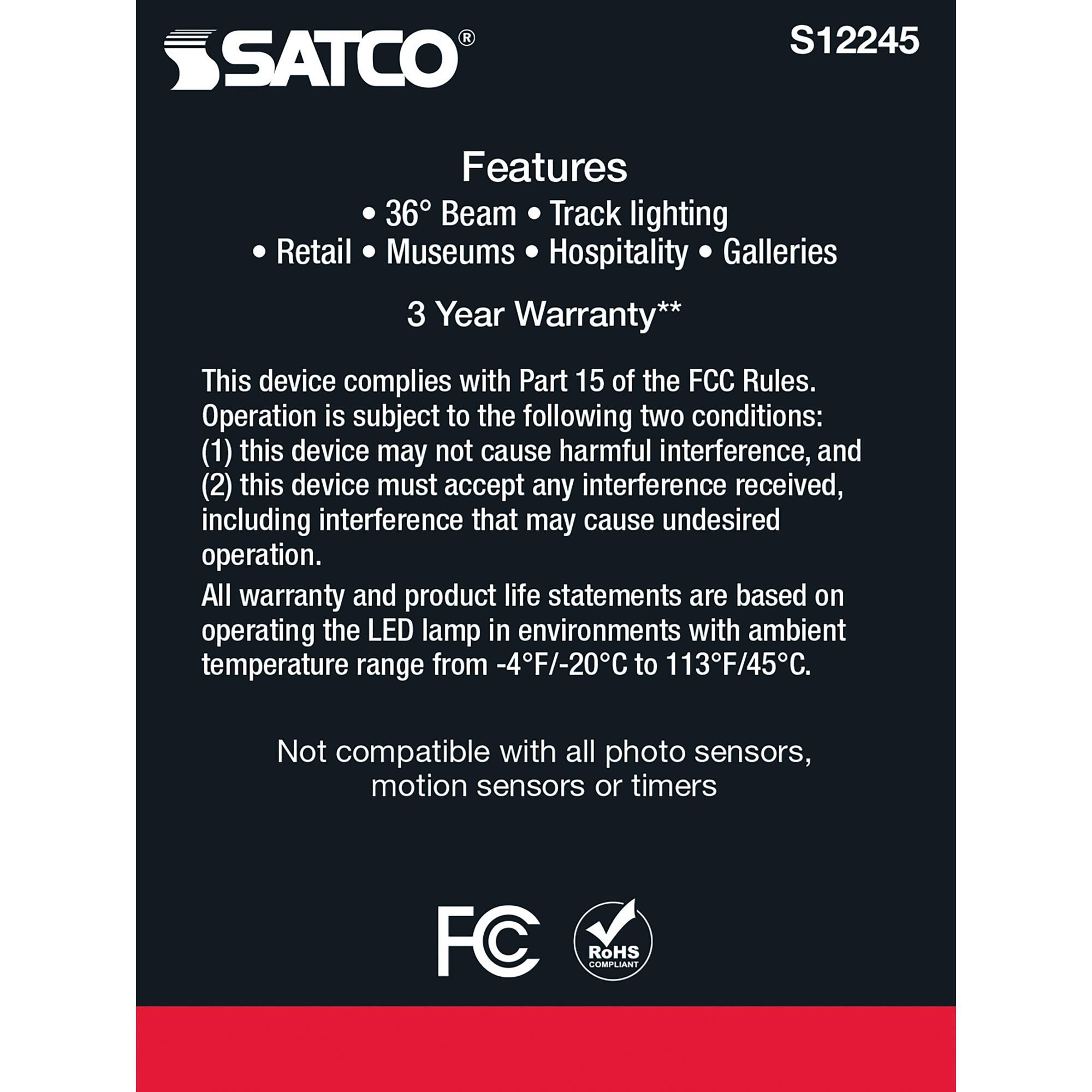 7 Watt 3000K AR111 LED Light Bulb by Satco