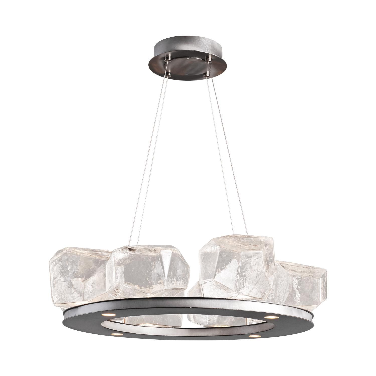 Gem 27 Inch 12 Light LED Chandelier by Hammerton Studio