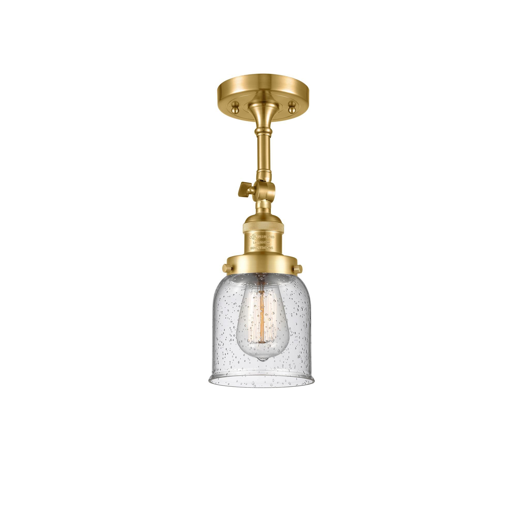 Bruno Marashlian Small Bell 5 Inch 1 Light Semi Flush Mount by Innovations Lighting