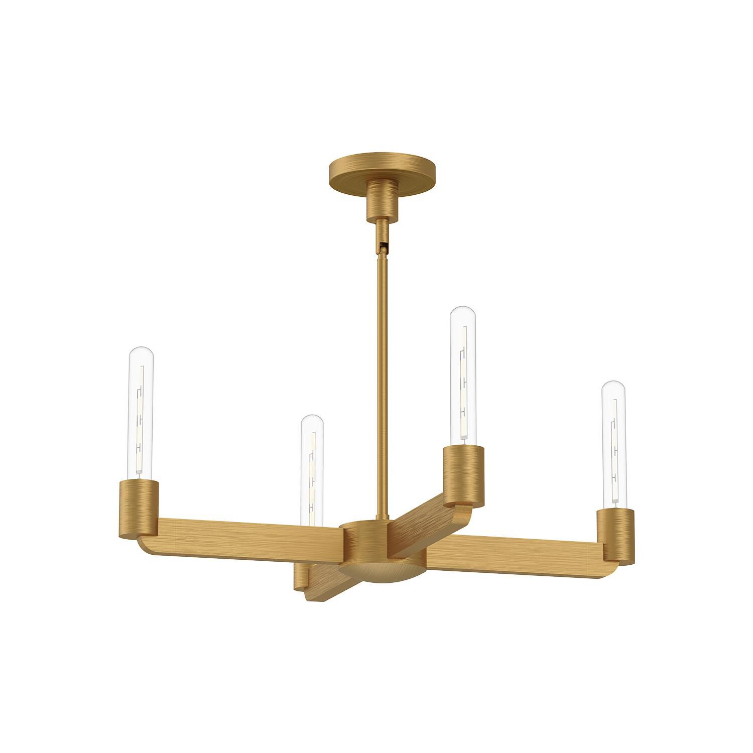 Claire 25 Inch 4 Light Chandelier by Alora Mood