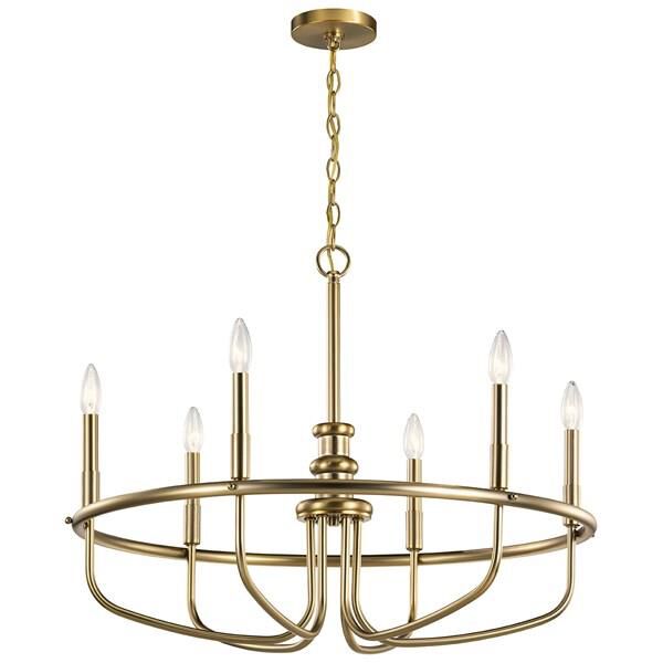 Capitol Hill 28 Inch 6 Light Chandelier by Kichler Lighting