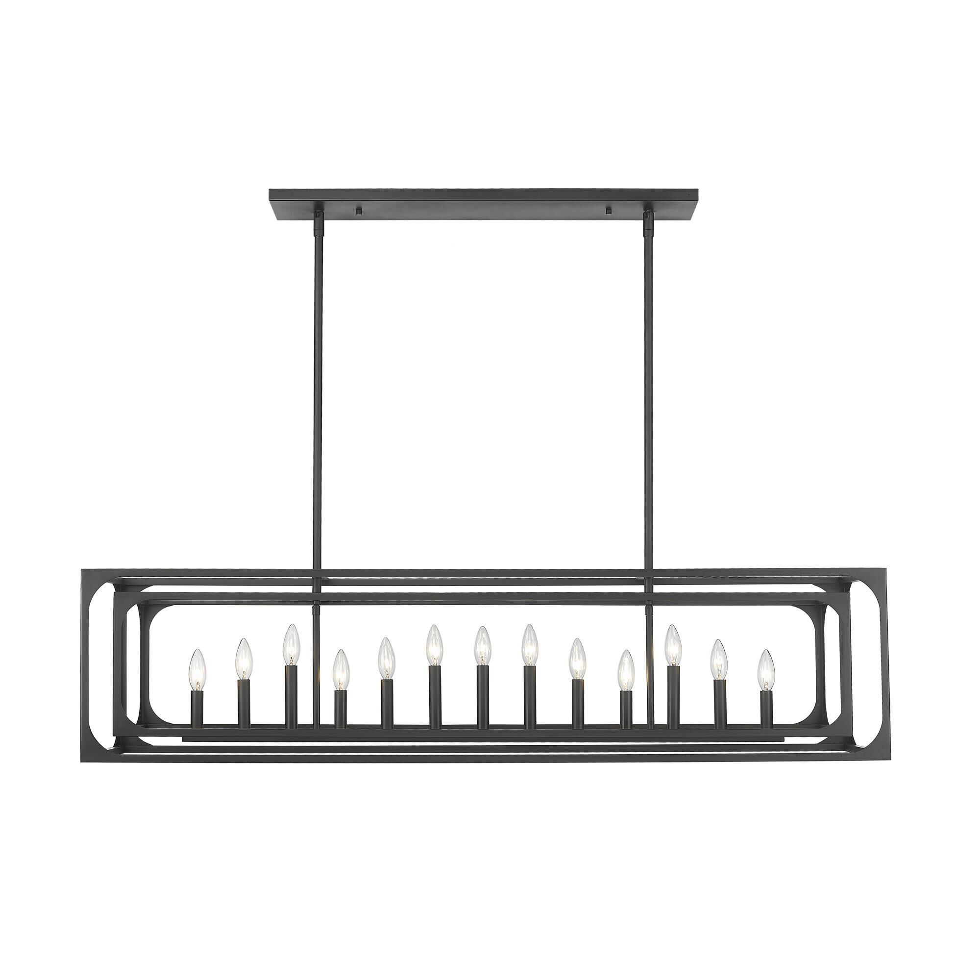 Shown in Matte Black finish and Steel shade