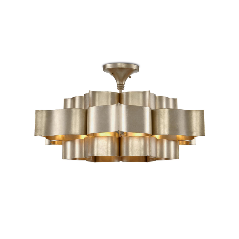 Grand Lotus 30 Inch Pendant Light by Currey & Company