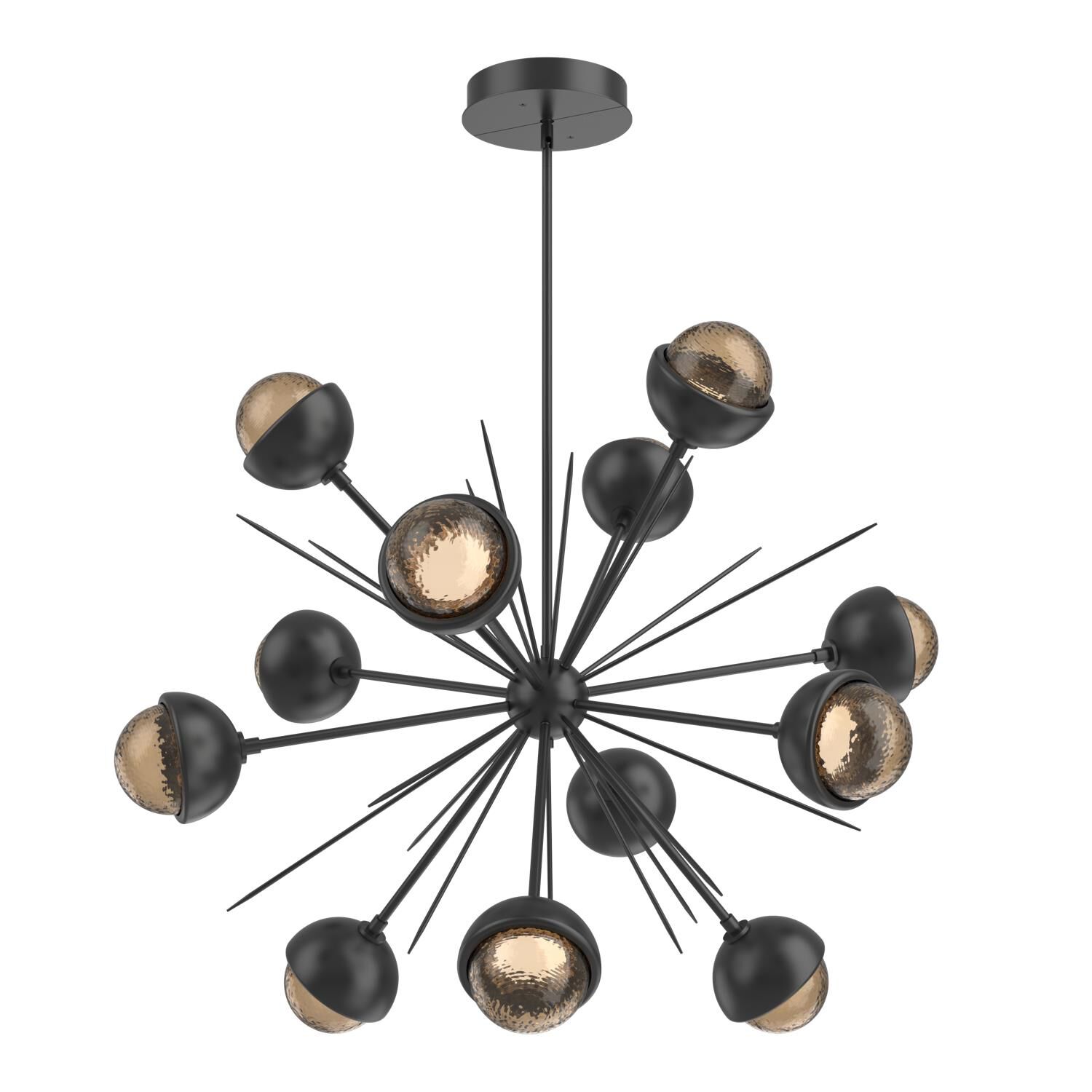 Shown in Matte Black finish and Bronze glass and Metal Shade Matching Finish accent