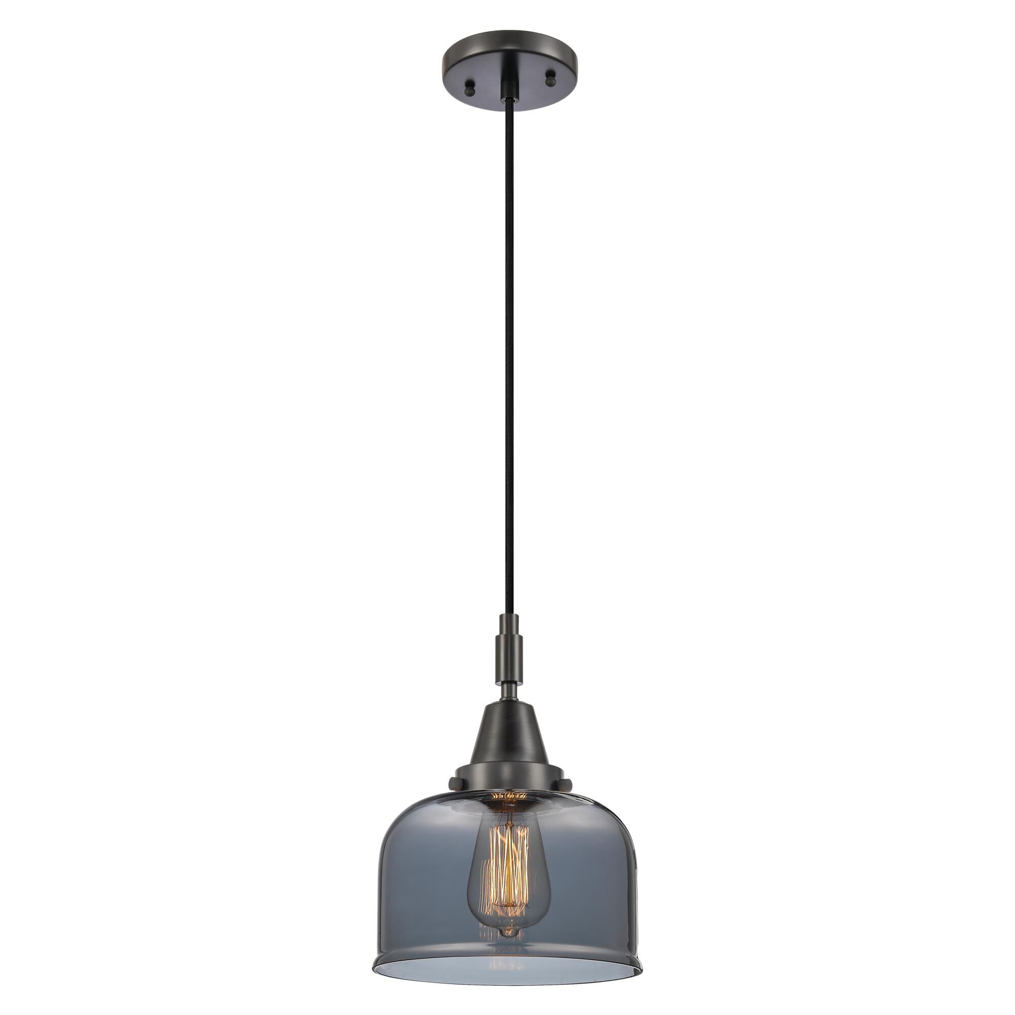 Shown in Matte Black finish and Light Smoke glass