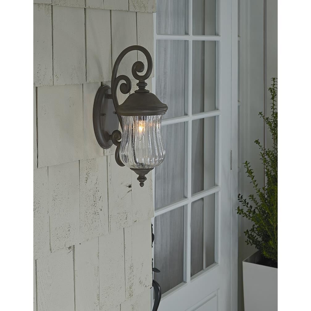 Shown in Black Coral finish and Clear glass