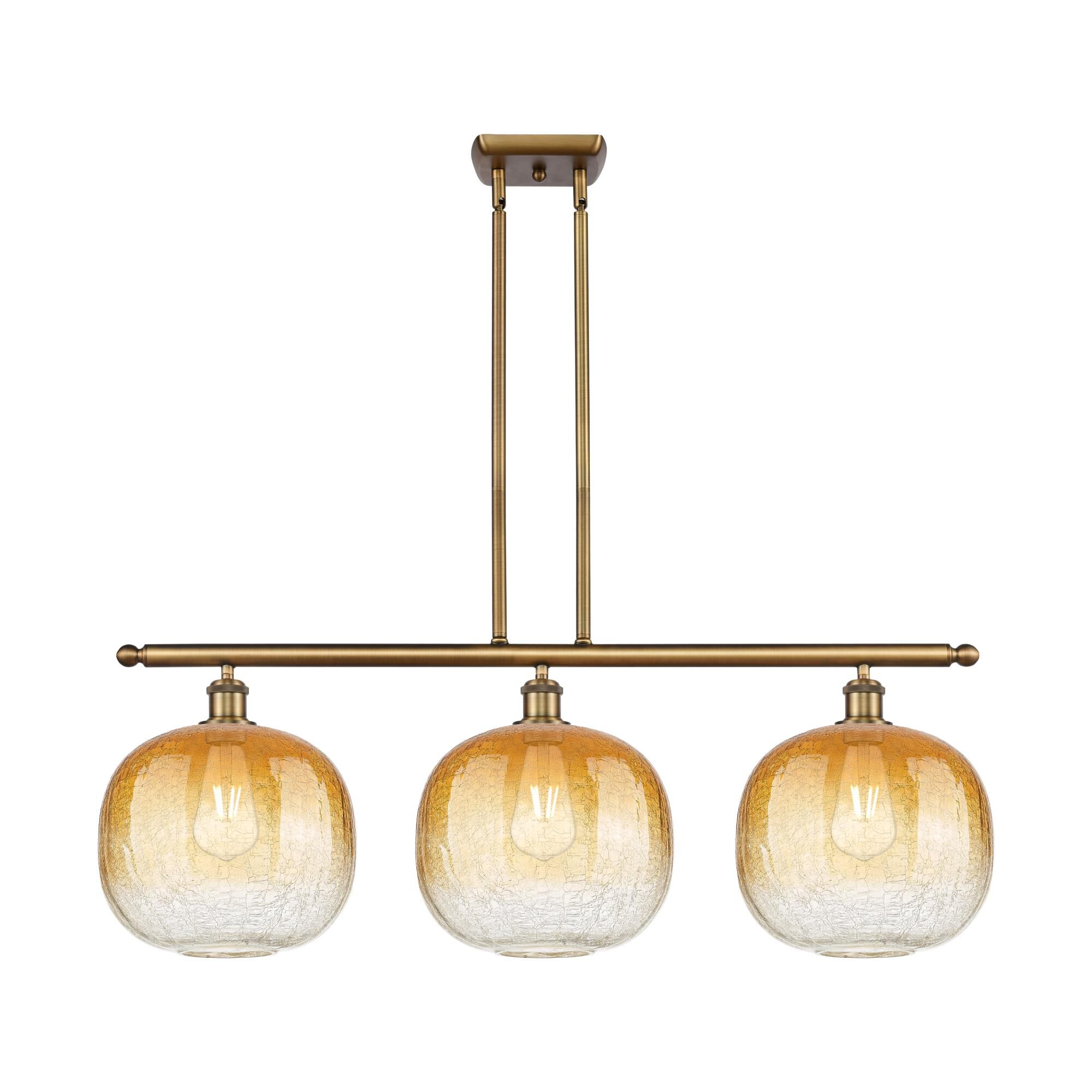 Bruno Marashlian Brookhaven Sphere 37 Inch Linear Suspension Light by Innovations Lighting