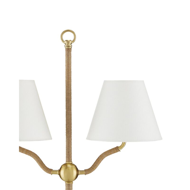 Sirocco 56 Inch Floor Lamp by Currey and Company