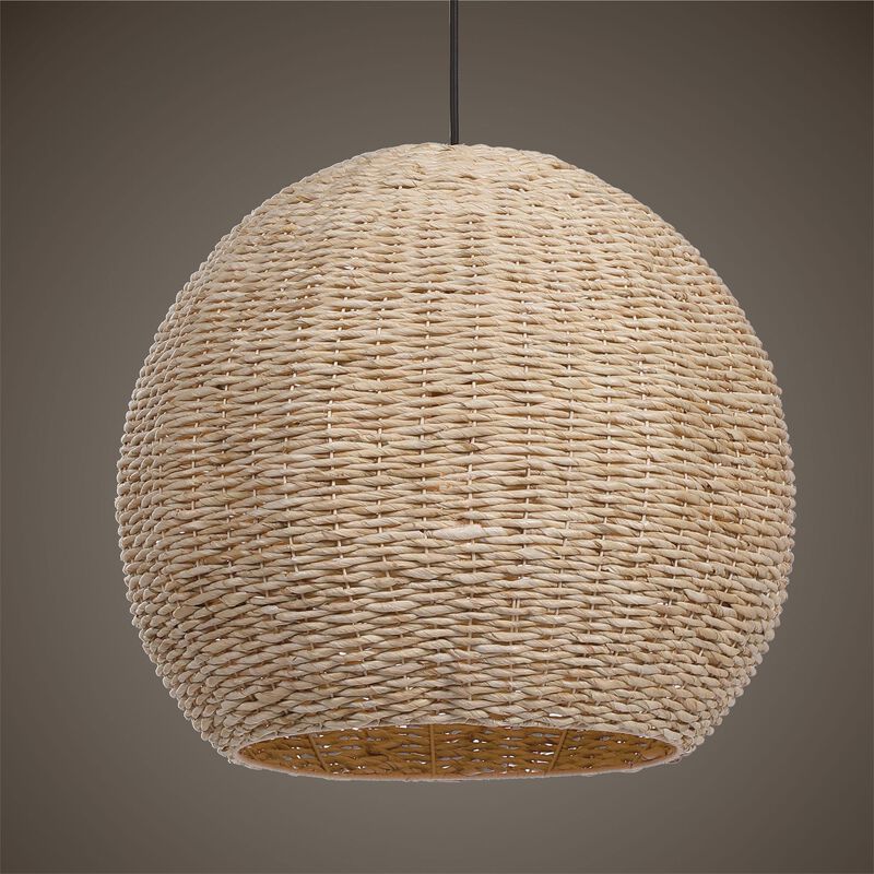 Uttermost Seagrass 24 Inch Large Pendant