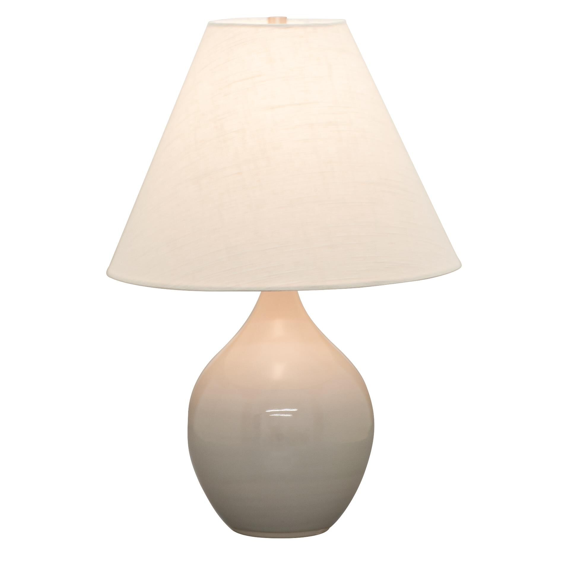 Shown in Gray Gloss finish and Cream Linen Hardback shade