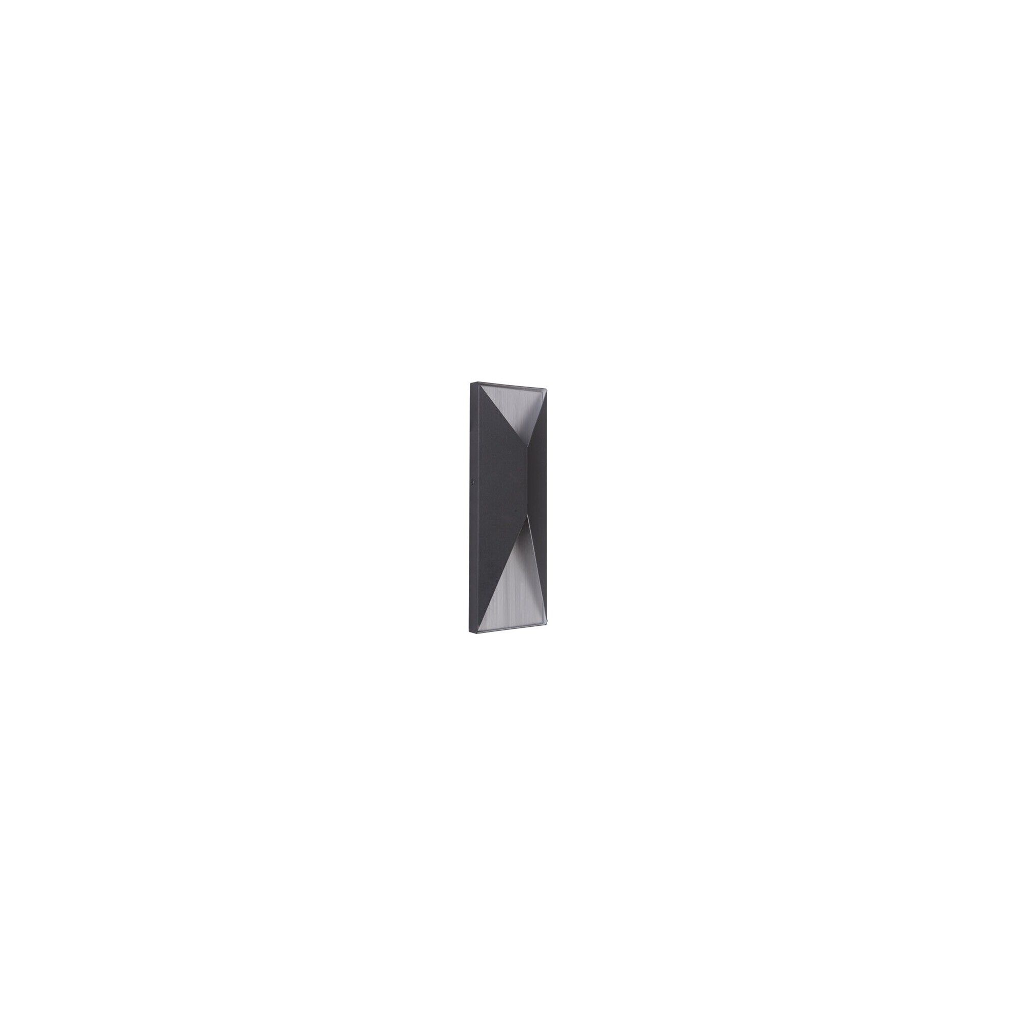 Shown in Textured Black / Brushed Aluminum finish and 0.0 glass and 0.0 shade