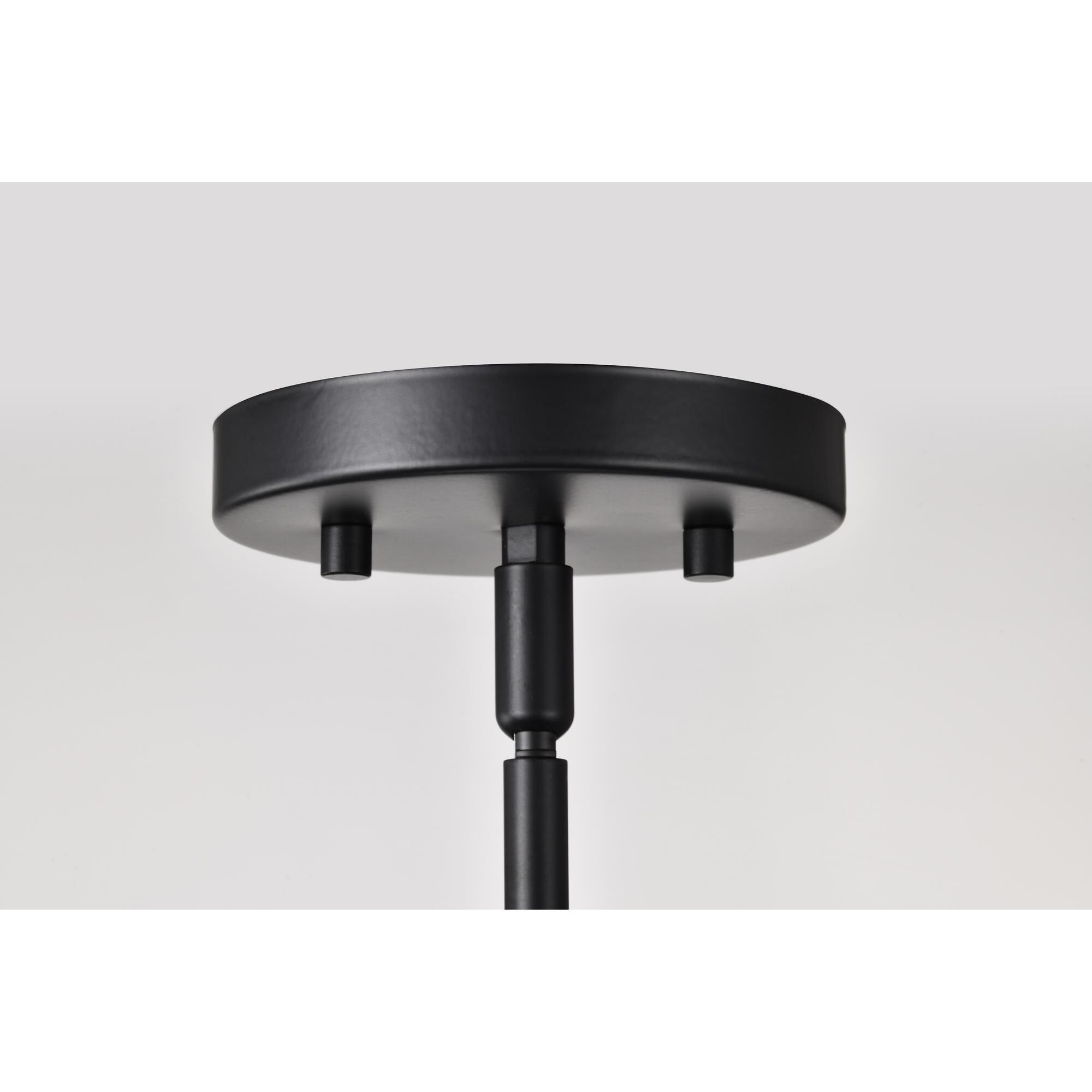 Shown in Matte Black finish and White glass