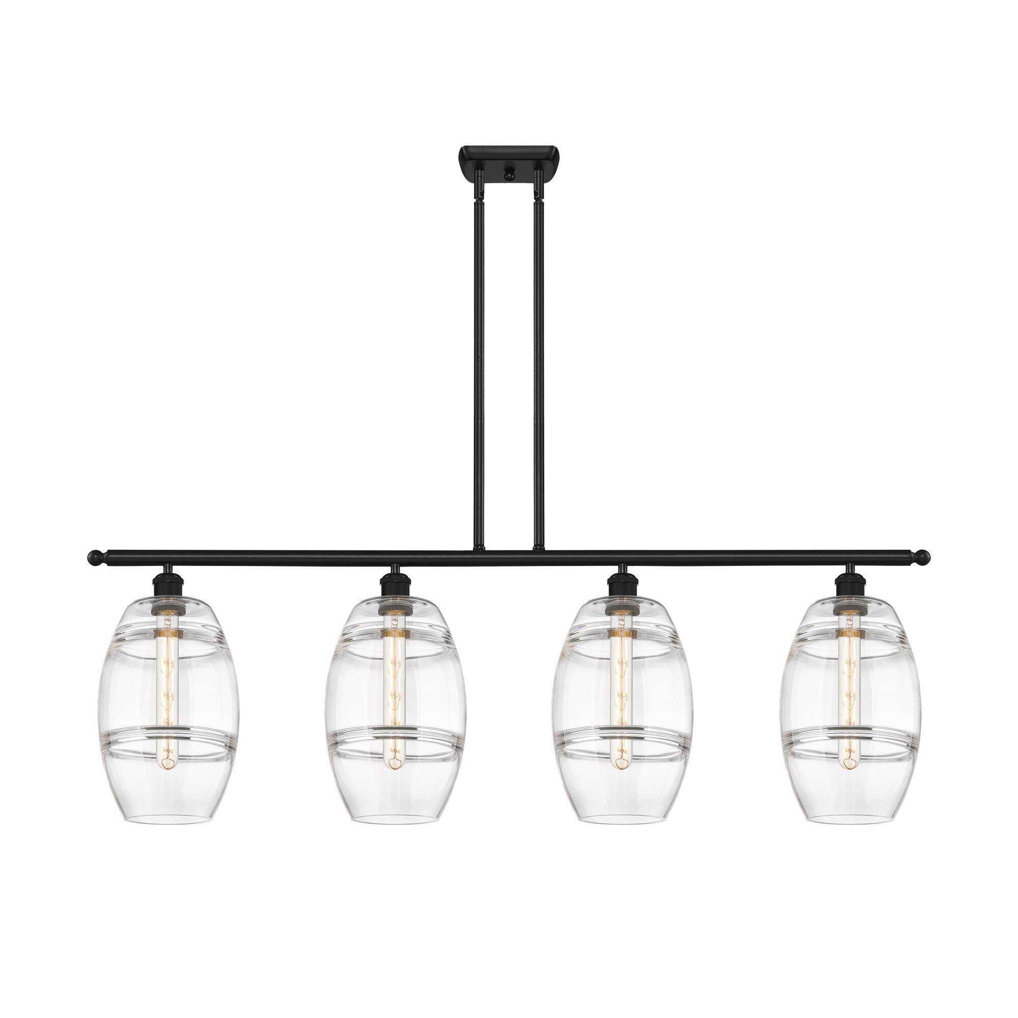 Shown in Matte Black finish and Clear glass