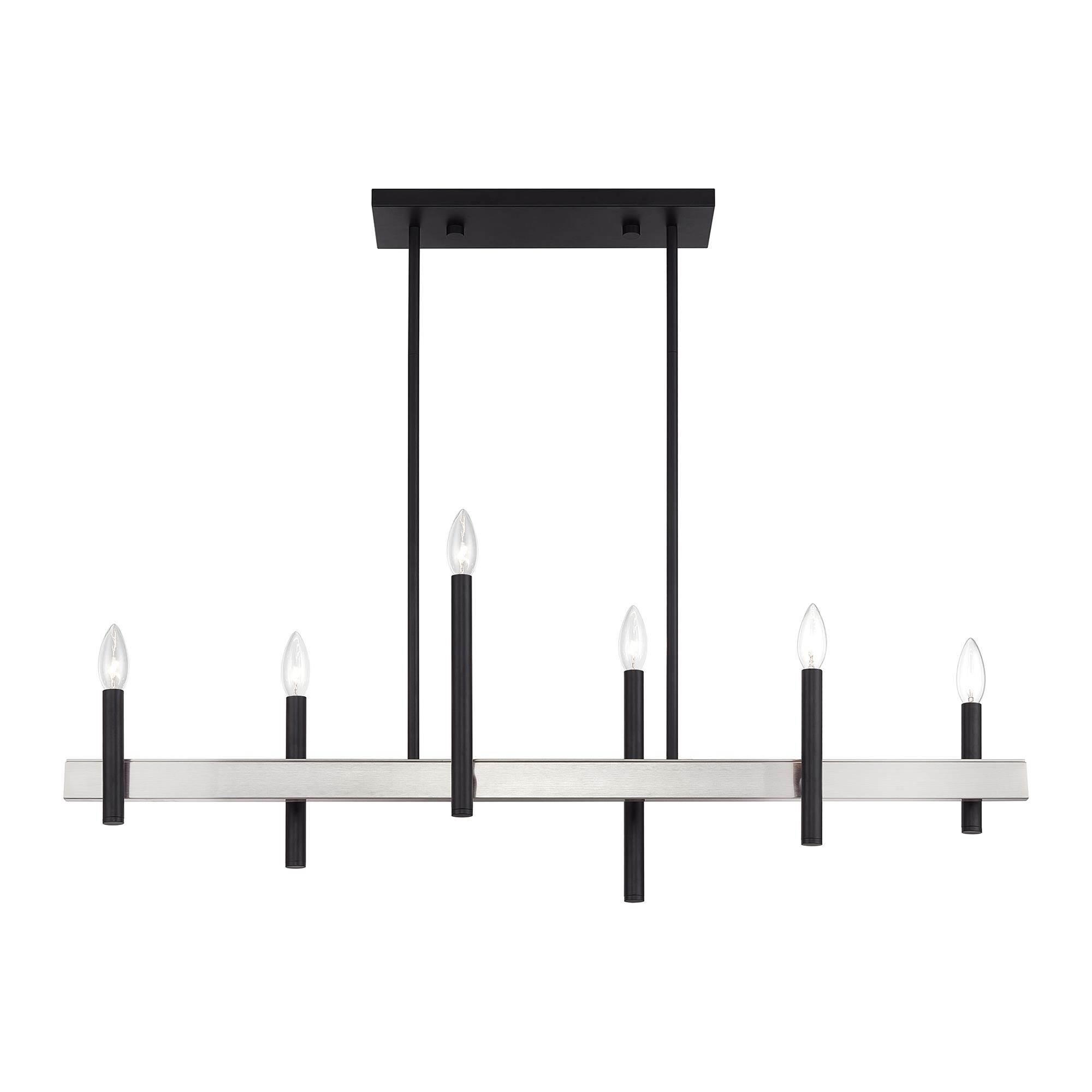 Shown in Black with Brushed Nickel Accents finish