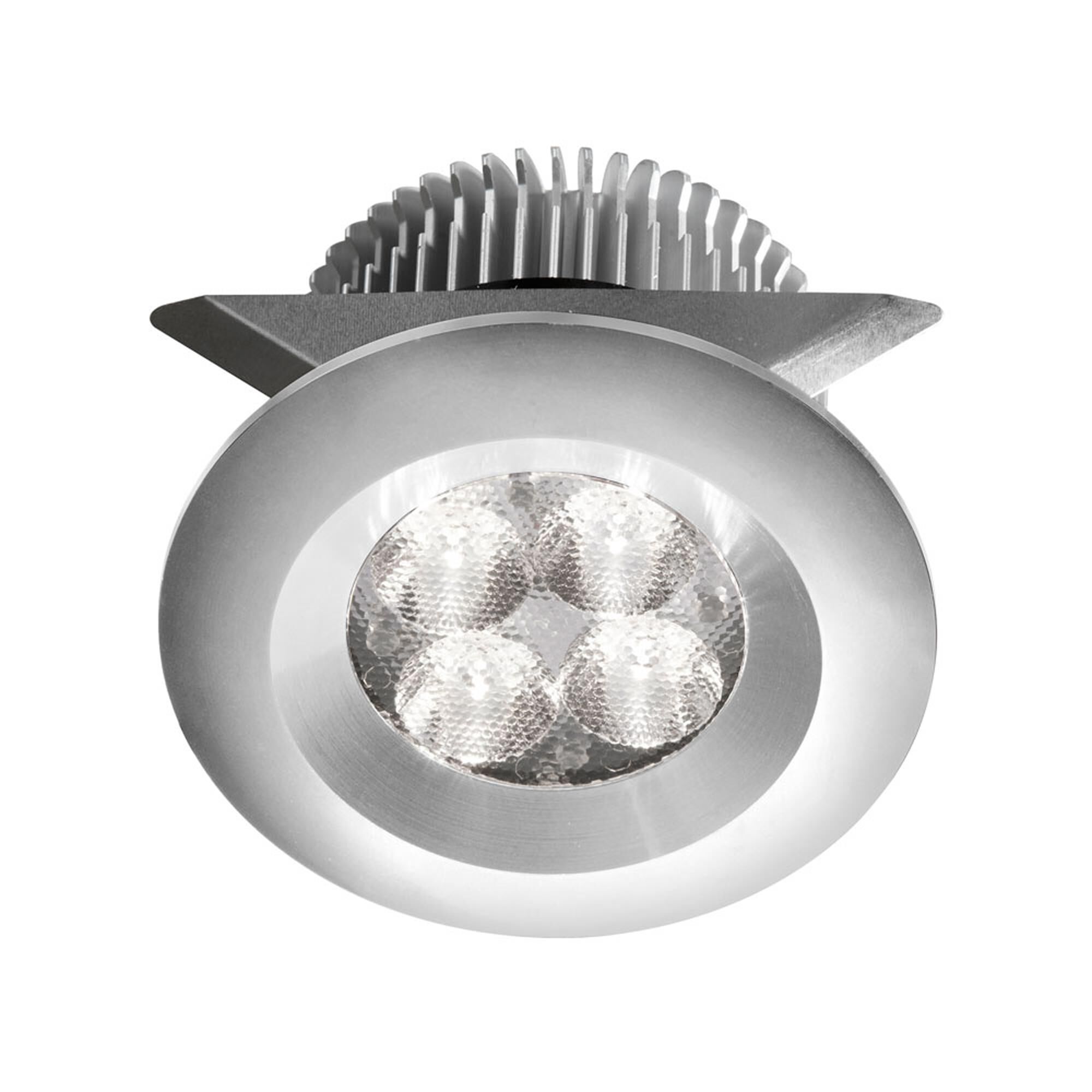 Shown in Anodized Aluminum finish and Frosted glass