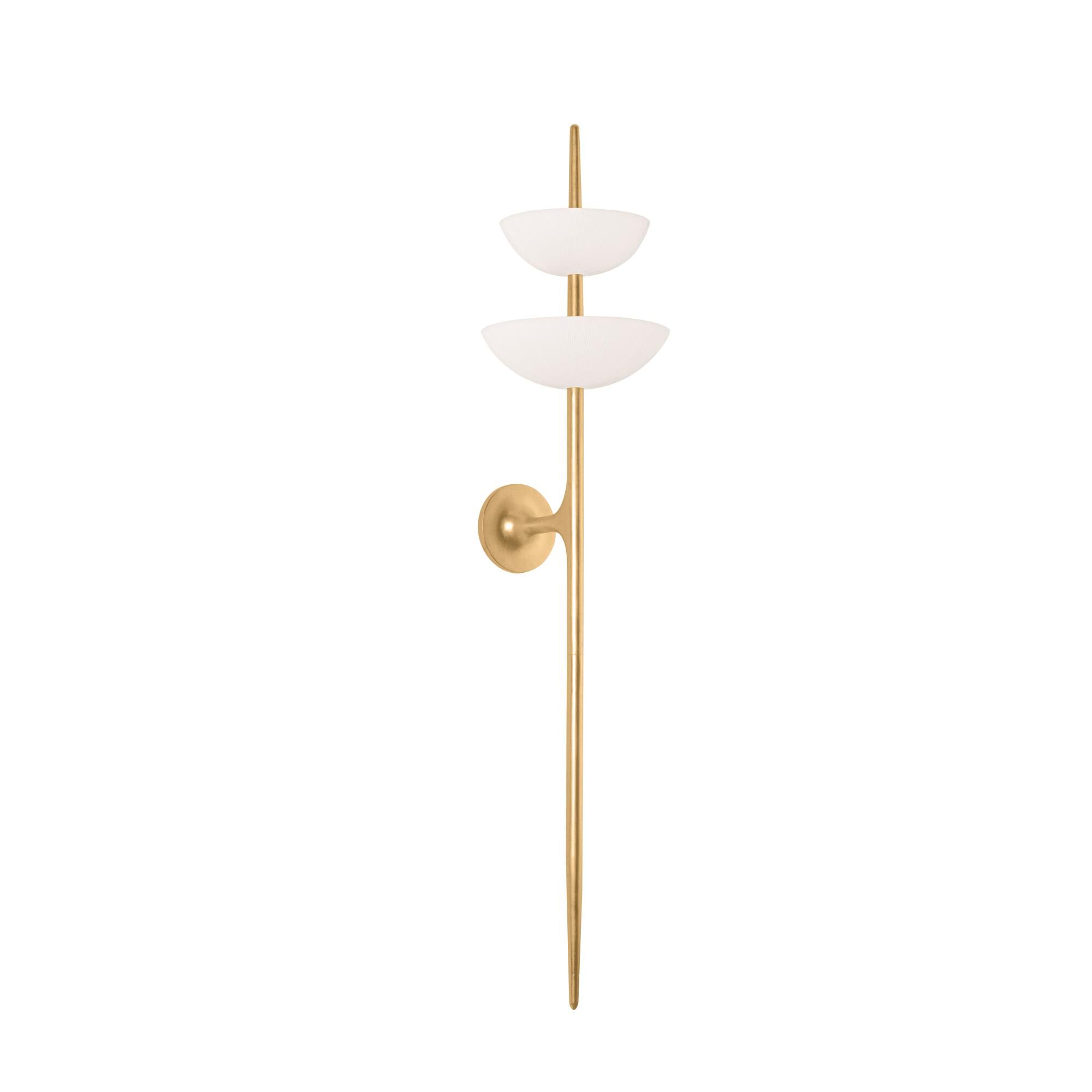 Shown in Vintage Gold Leaf and Gesso White finish