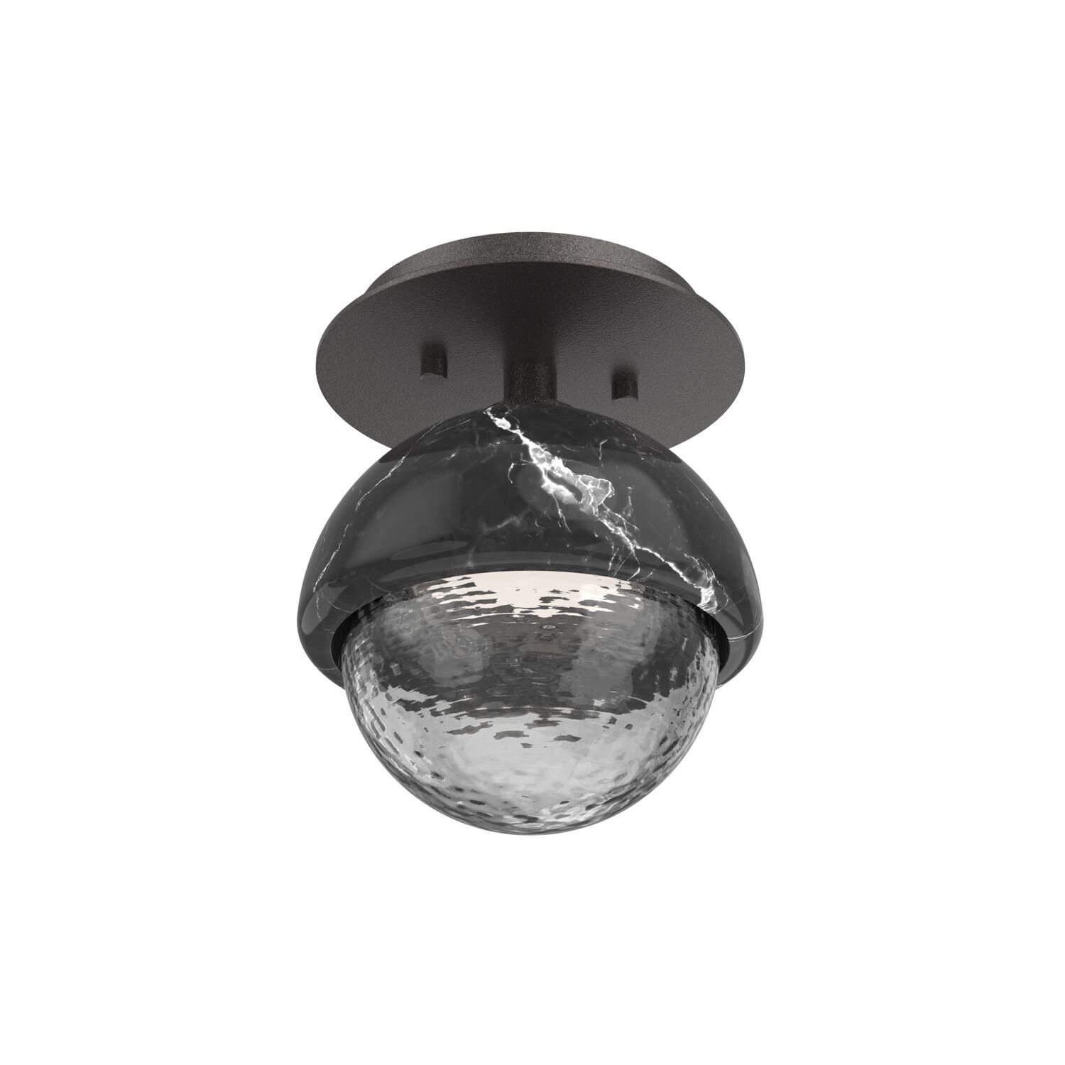 Shown in Graphite finish and Smoke glass and Black Marble accent