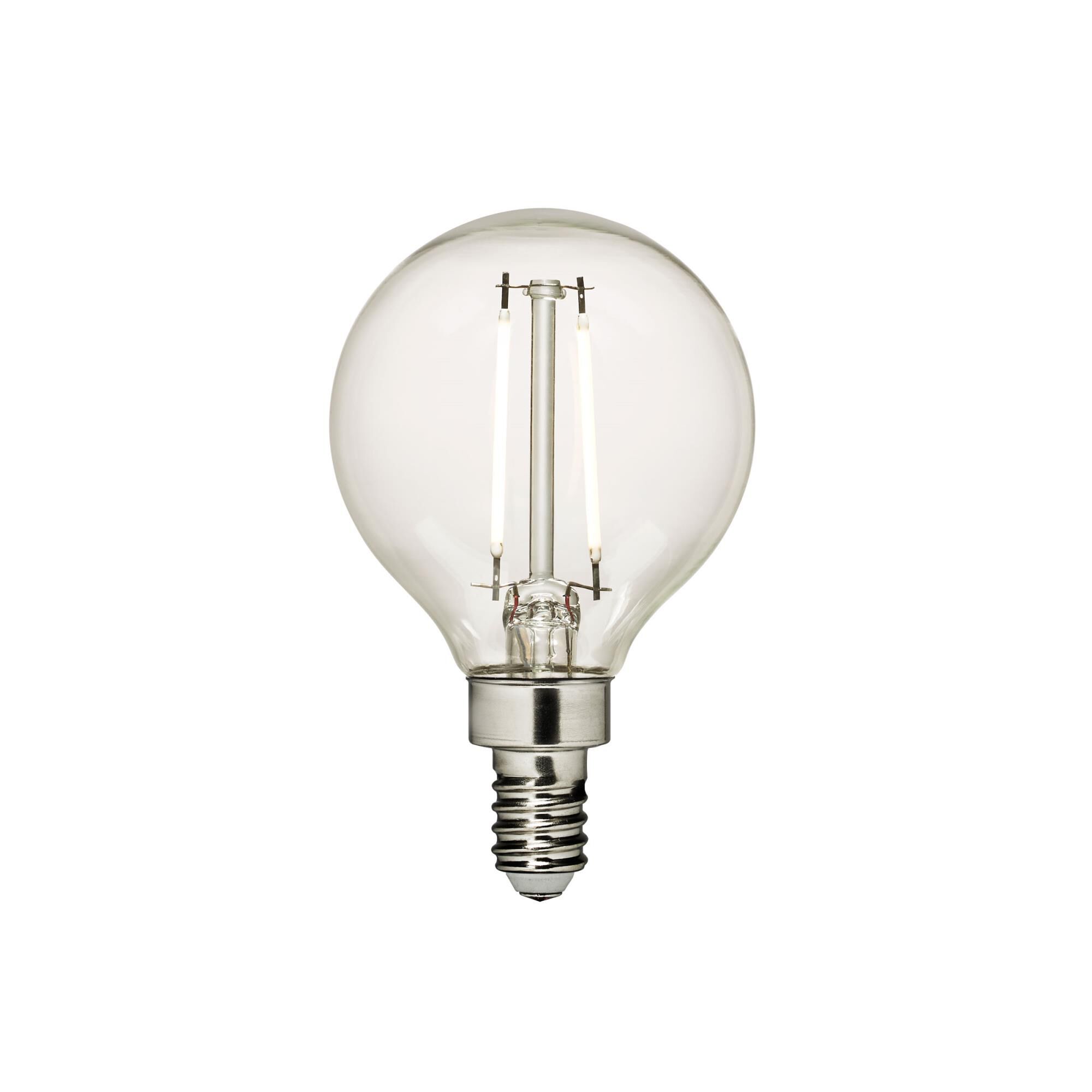 Dimmable 2.5 Watt 3000K Globe Shaped LED Light Bulb by Visual Comfort Studio Collection