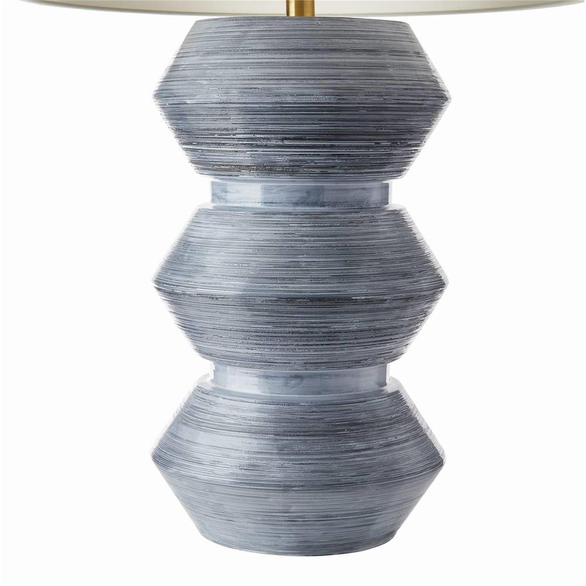 Shown in Haze Blue Reactive Glaze finish