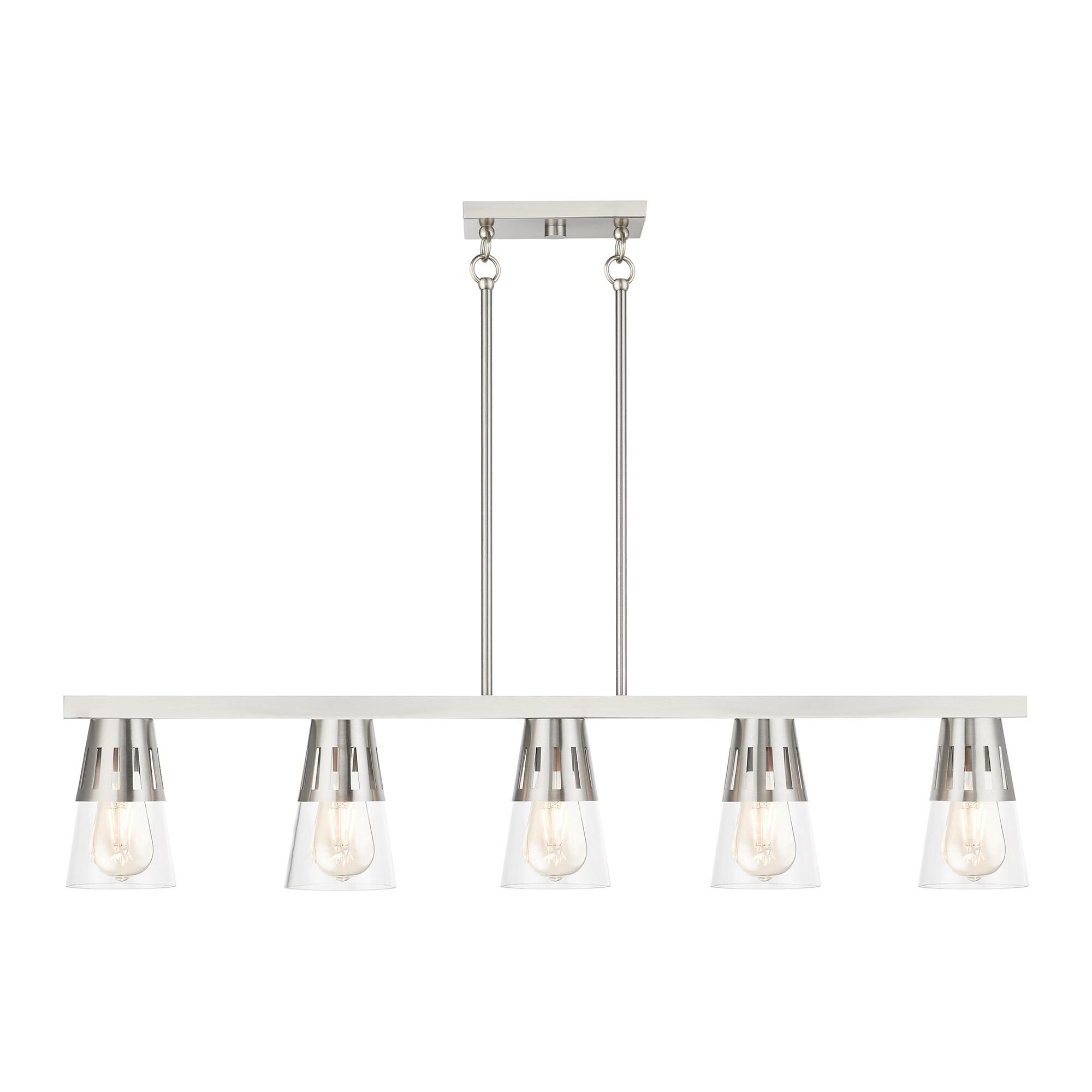 Bennington 42 Inch 5 Light Linear Suspension Light by Livex Lighting