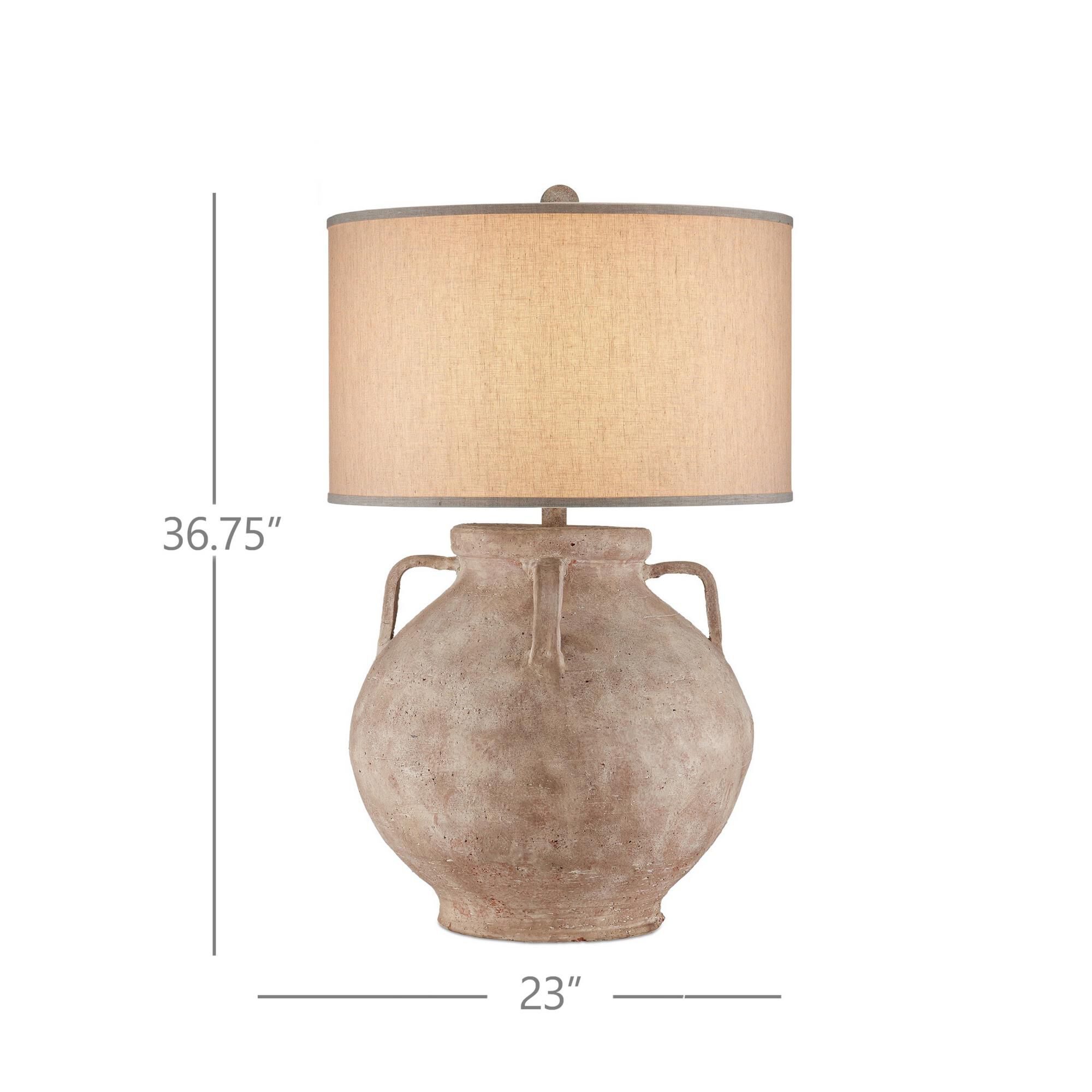 Pompeii 37 Inch Table Lamp by Currey and Company