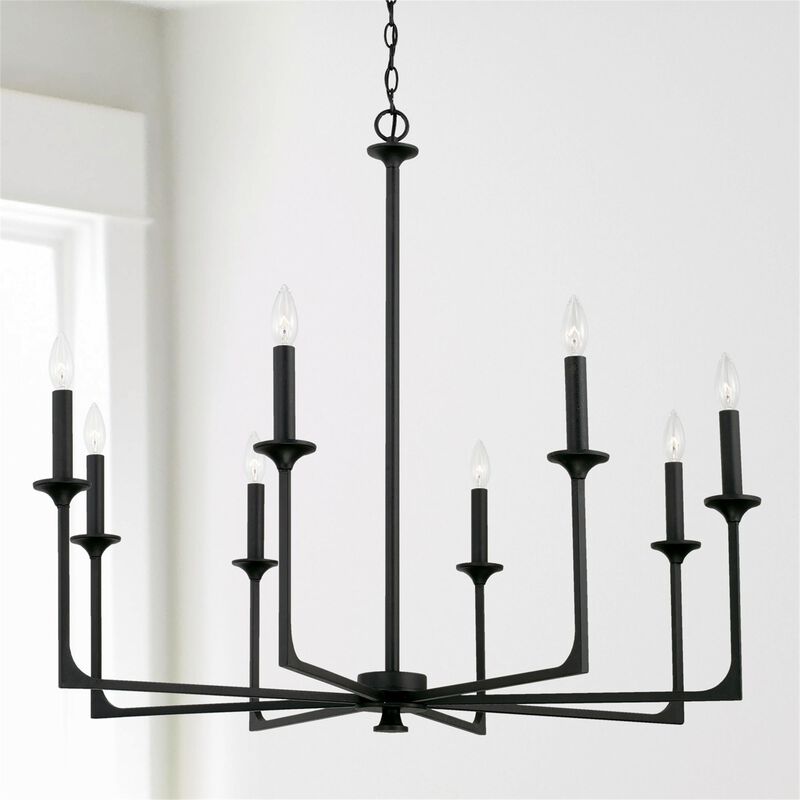 Clint 37 Inch 8 Light Chandelier by Capital Lighting Fixture Company