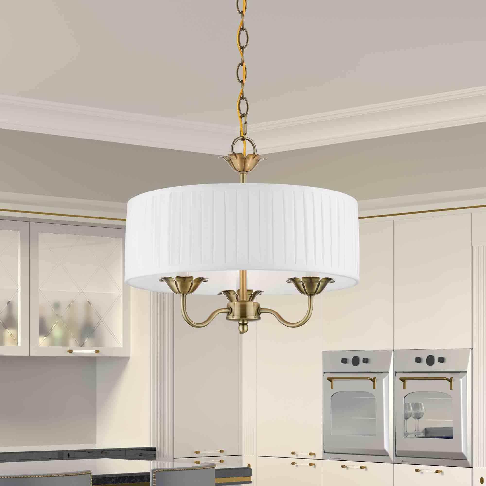 Edinburgh 3 Light Mini Chandelier by Livex Lighting