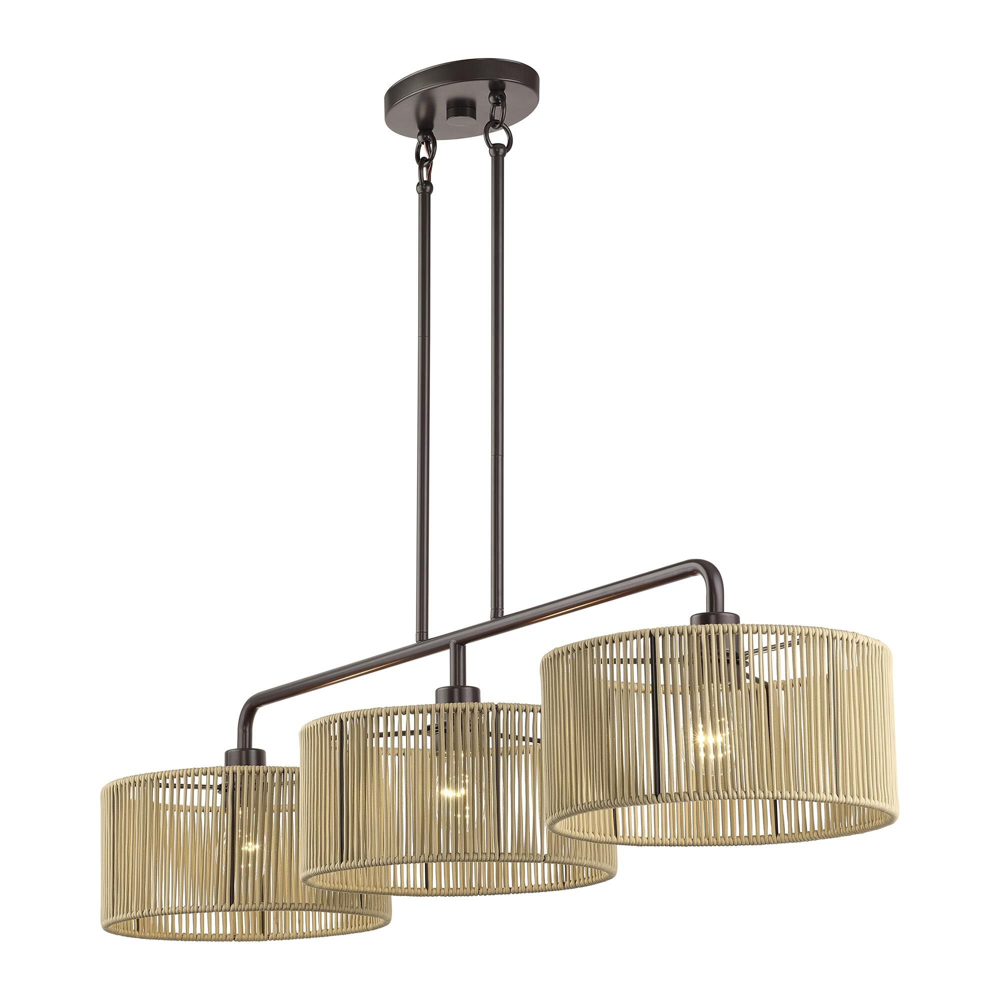 Goldiemesh 46 Inch Linear Suspension Light by Livex Lighting