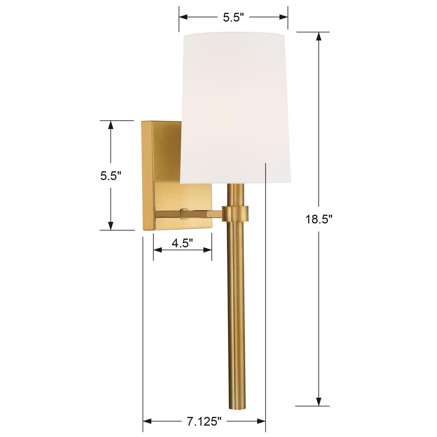 Crystorama Bromley 18 Inch Wall Sconce