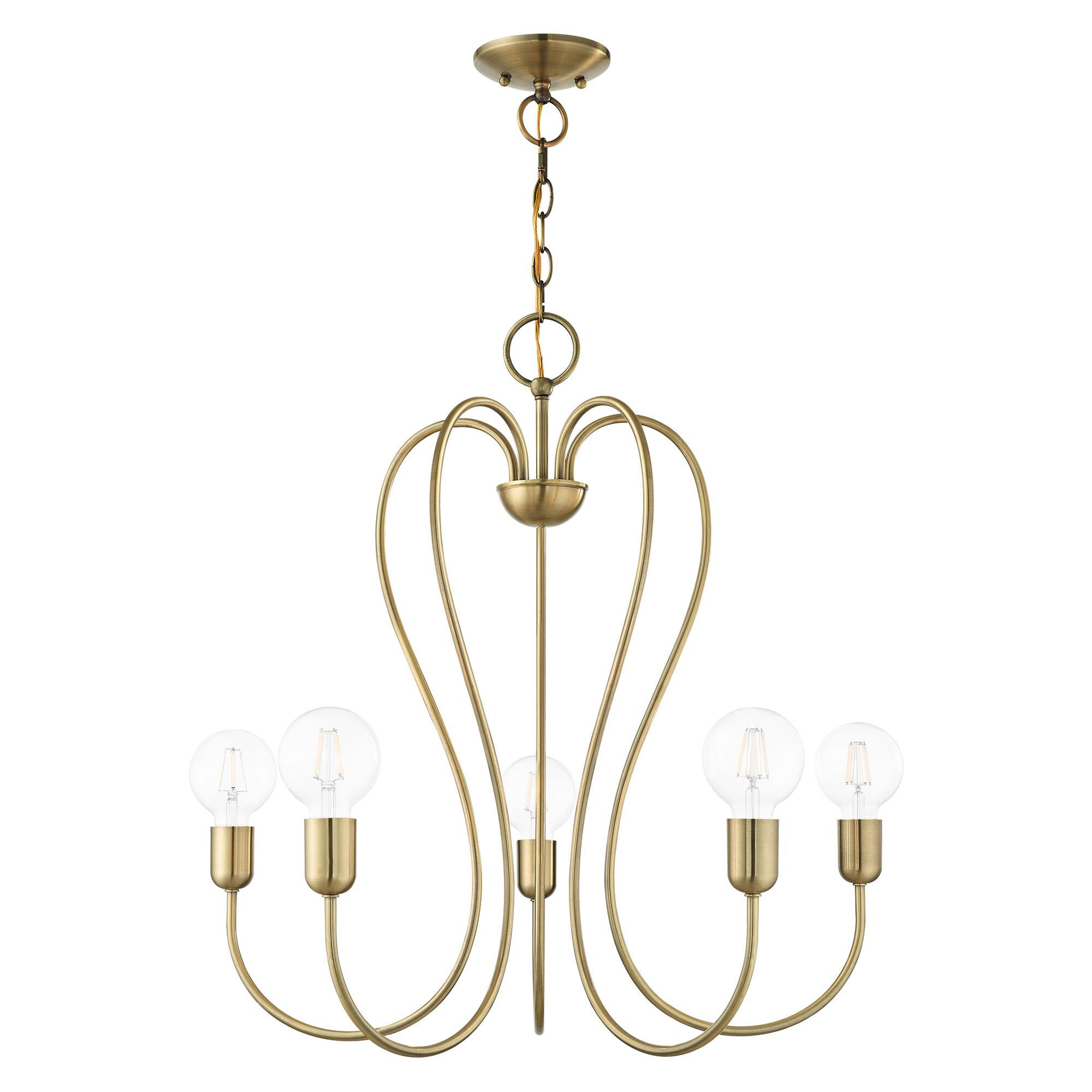 Shown in Antique Brass finish