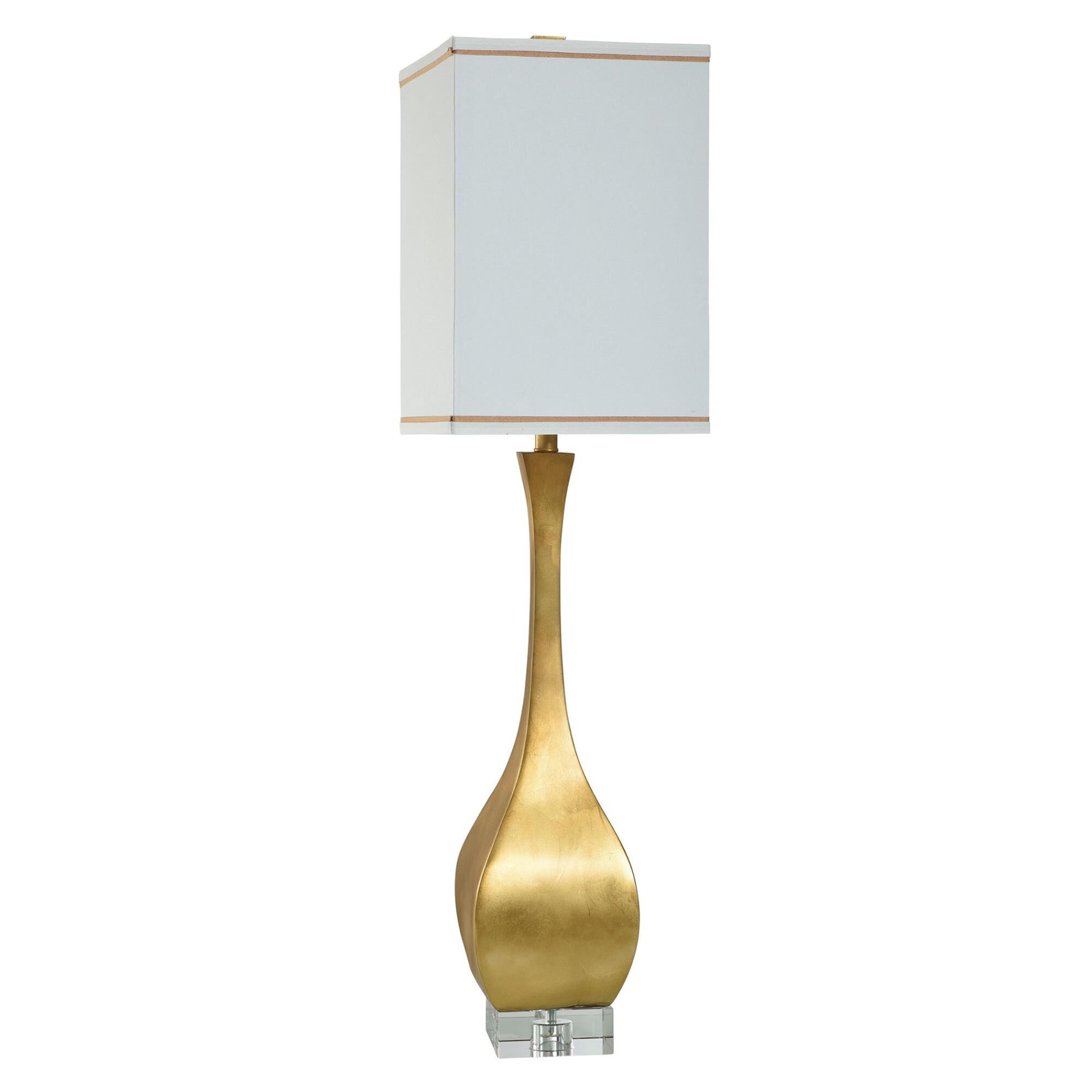 Gold Leaf 43 Inch Table Lamp by Stylecraft