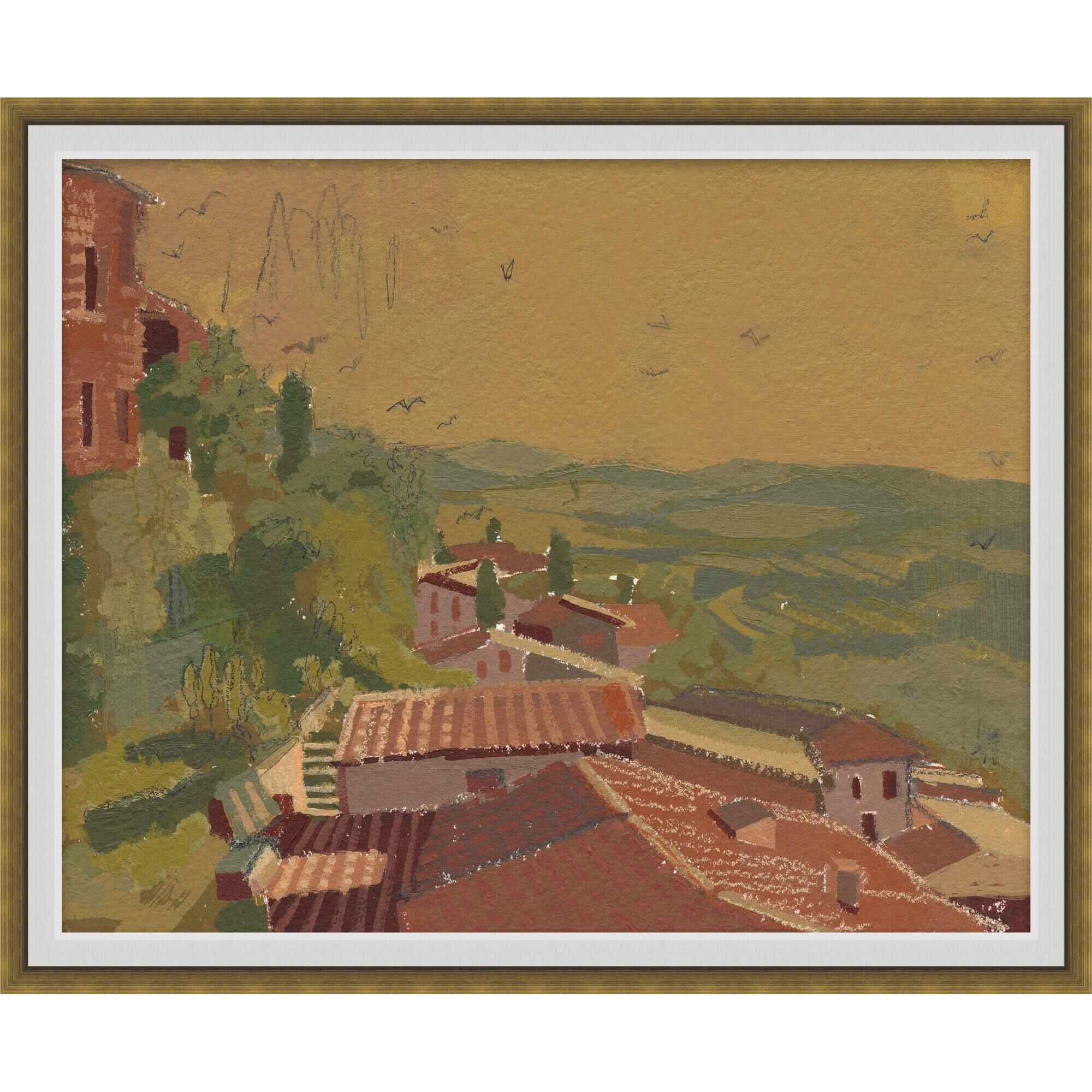 Katherine Corden Tuscan Skies Print by LEVEL57