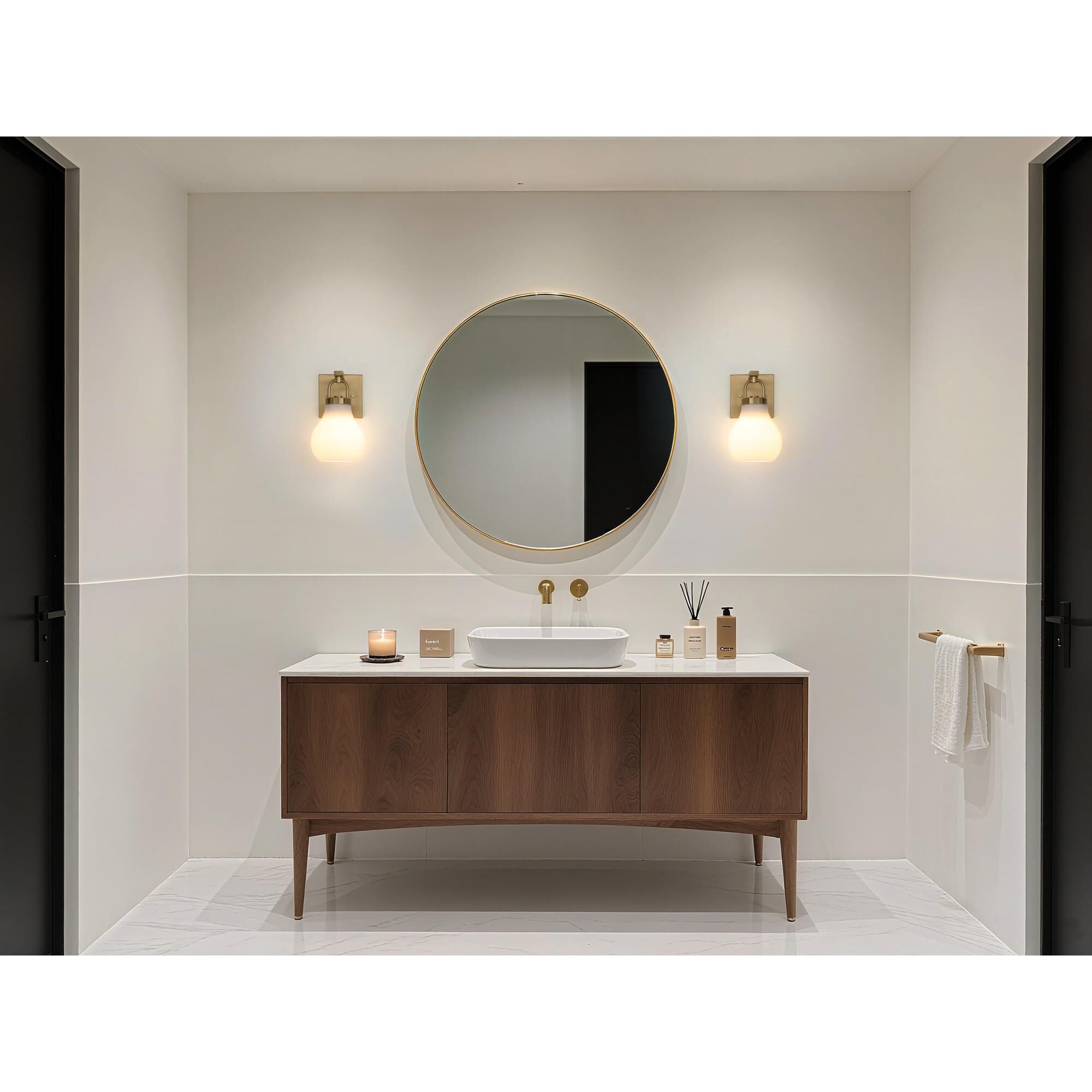 Mansfield 6 Inch Bath Vanity Light by Eglo Lighting