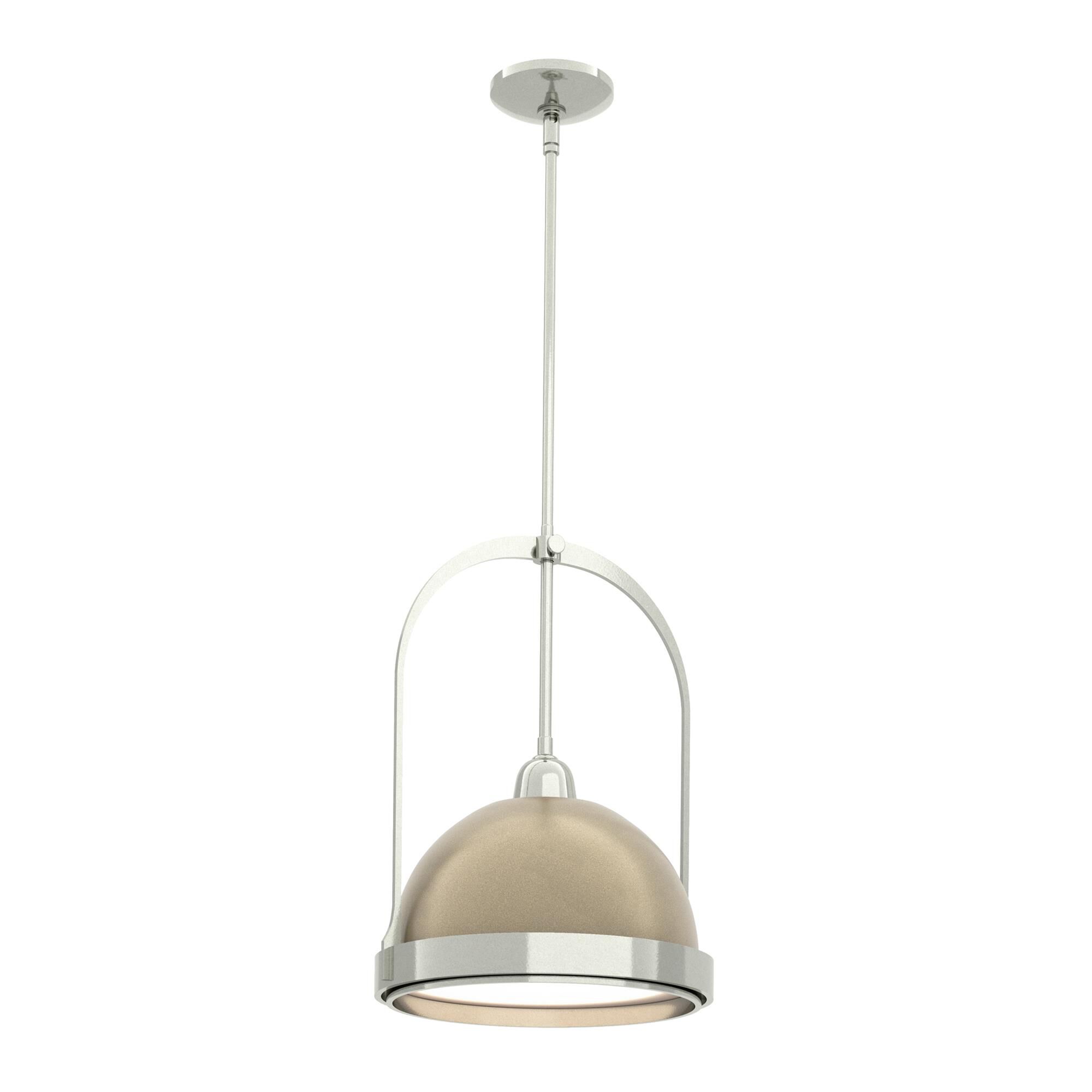Shown in Sterling finish and Soft Gold accent