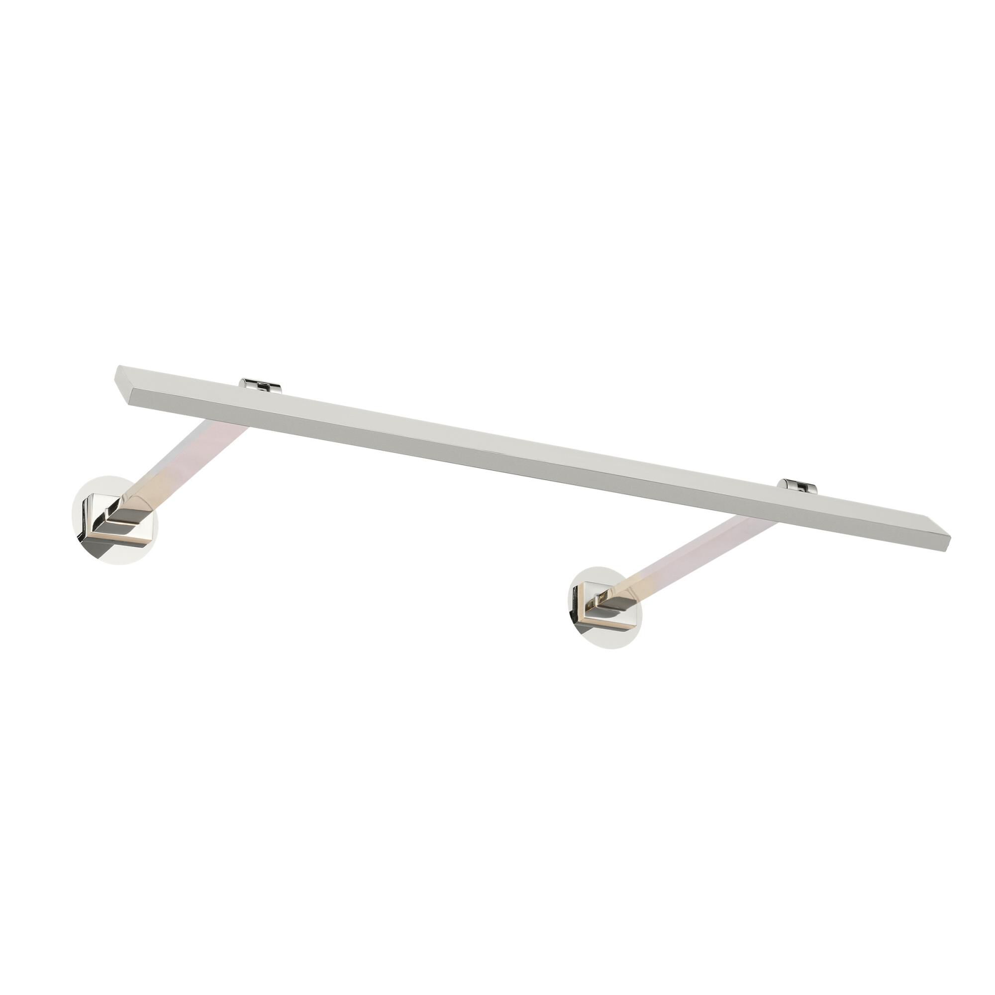 Shown in Polished Nickel finish and Aluminum shade