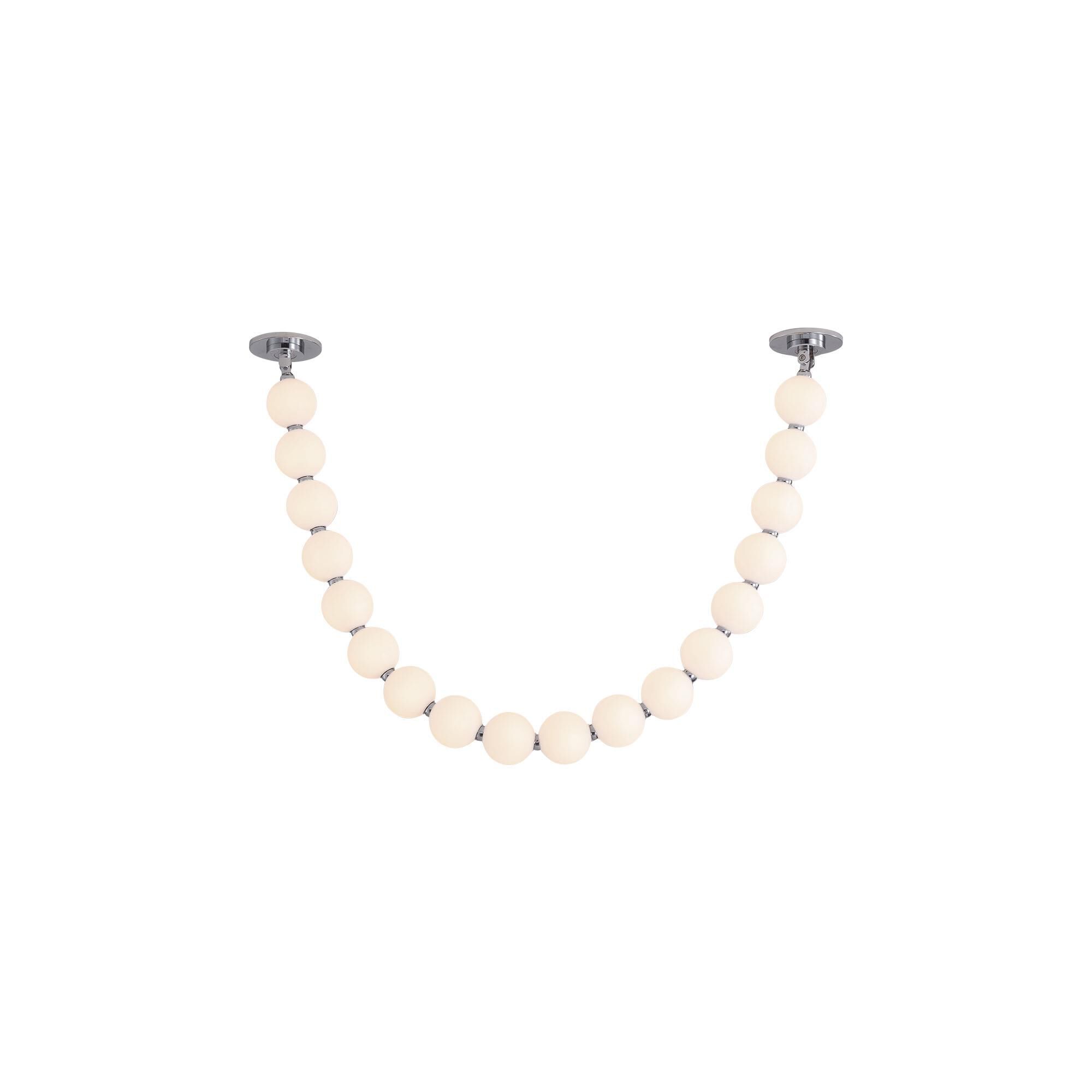 Shown in Chrome finish and Frosted Polycarbonate Diffuser glass