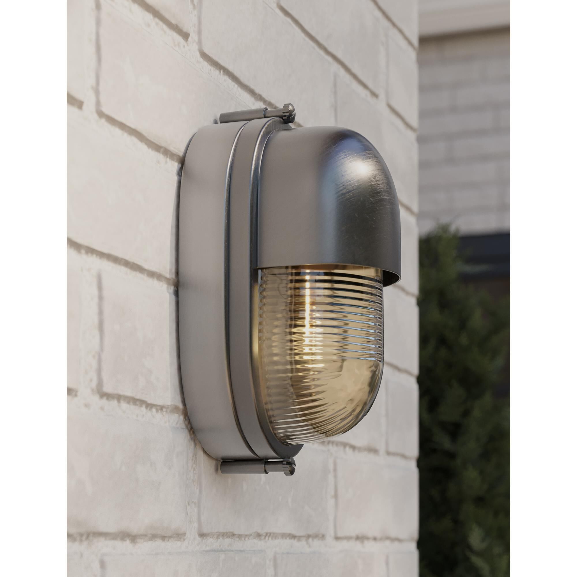 Shown in Antique Silver, Clear finish