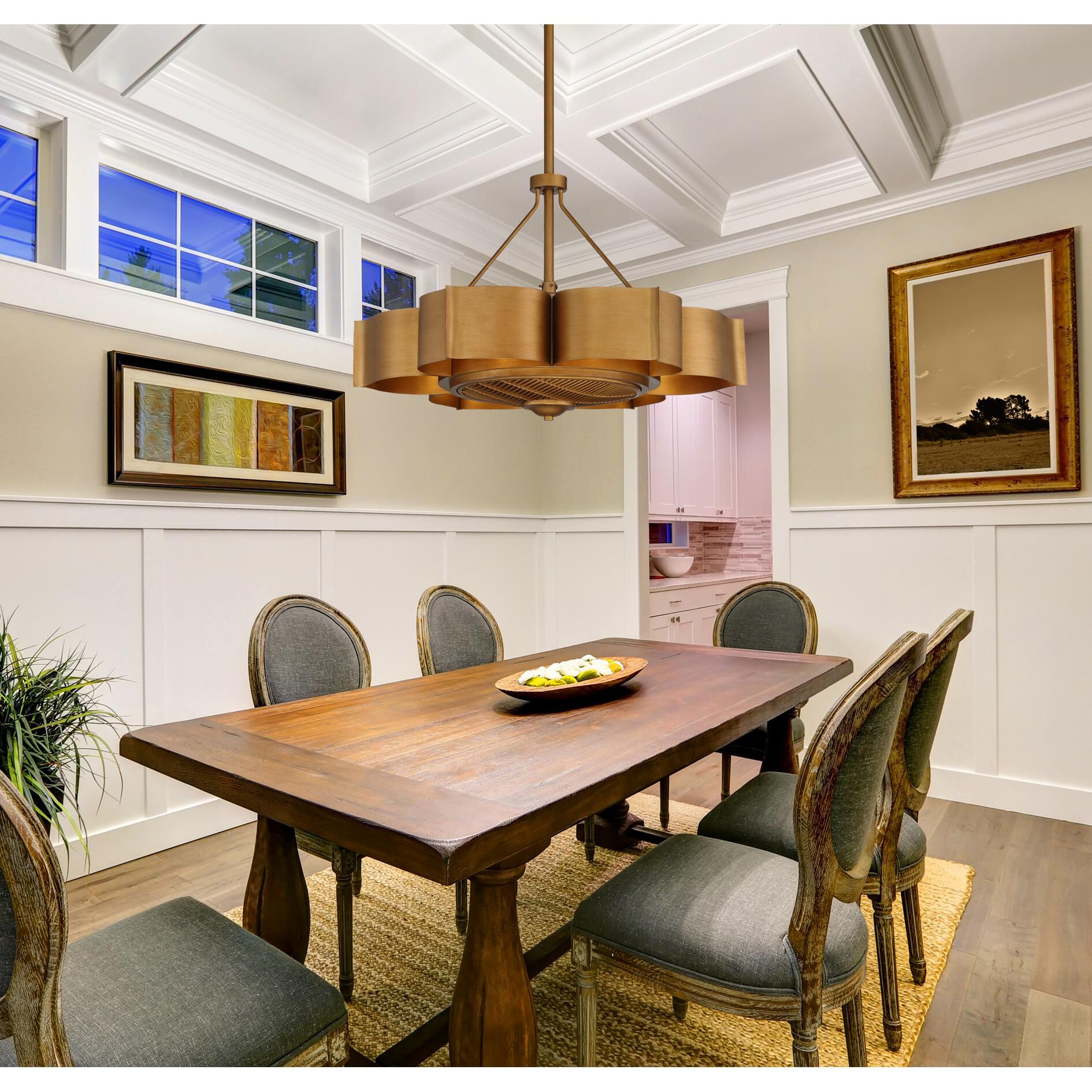 Shown in 
Gold Patina finish