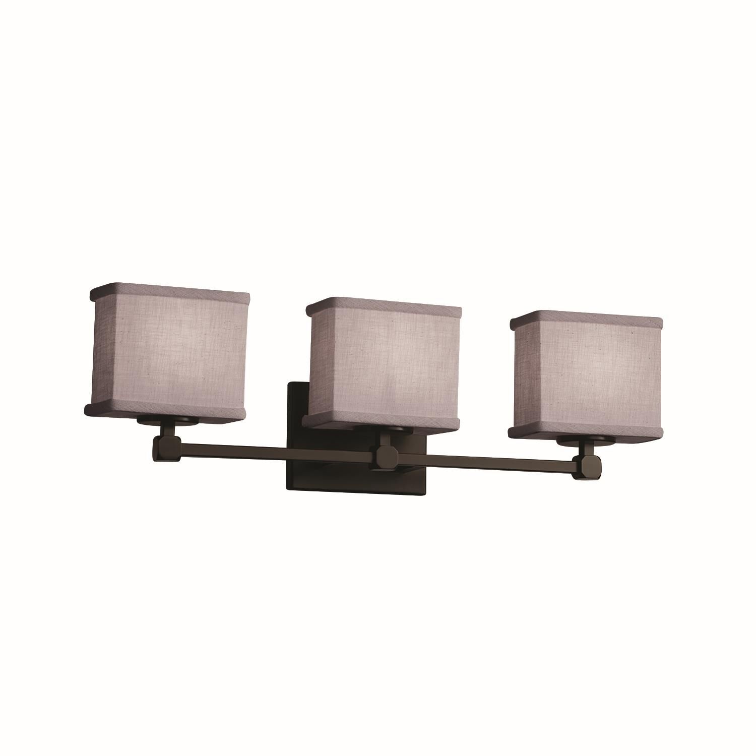 Textile 23 Inch 3 Light Bath Vanity Light by Justice Design Group