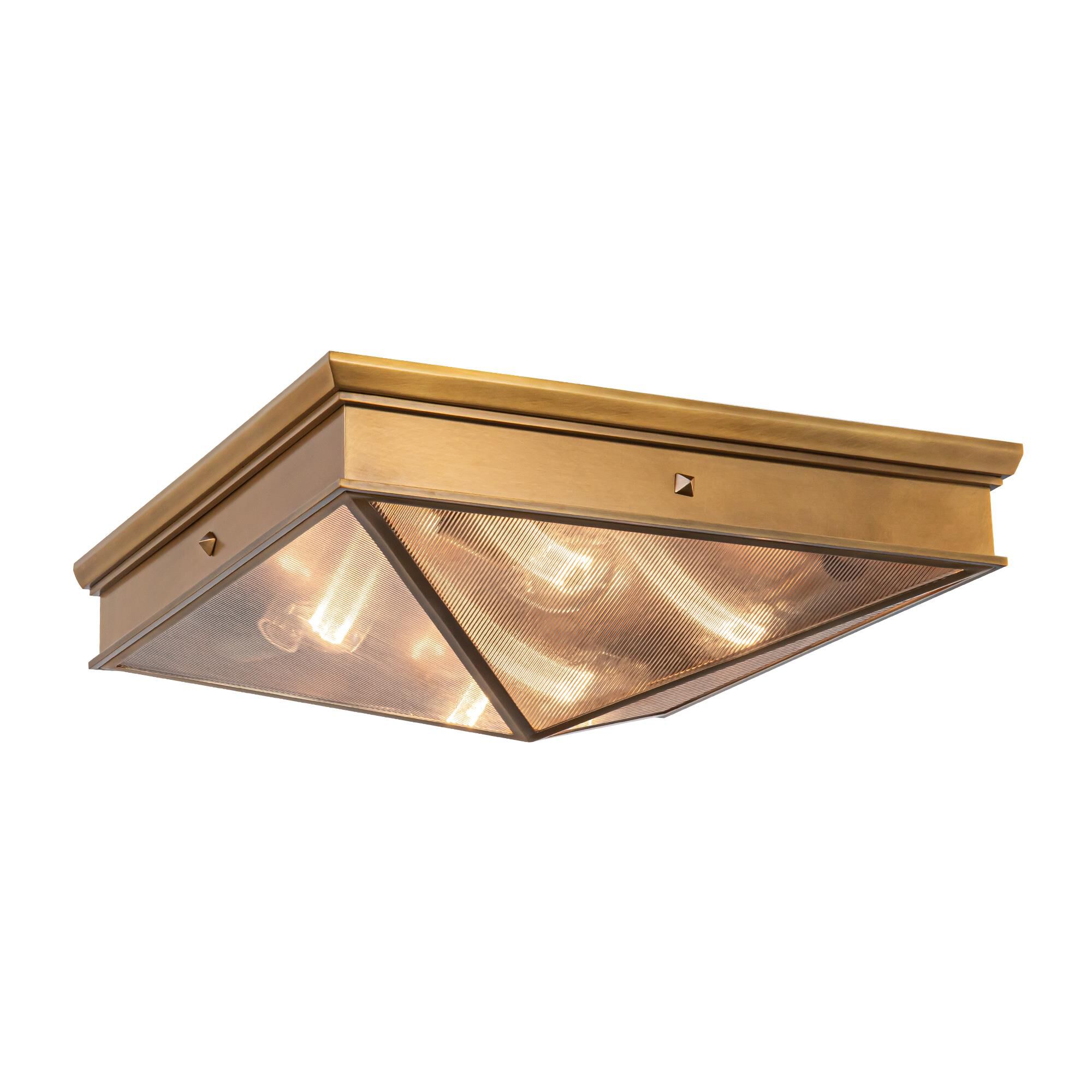 Elisa Carlucci Cairo 18 Inch 4 Light Flush Mount,