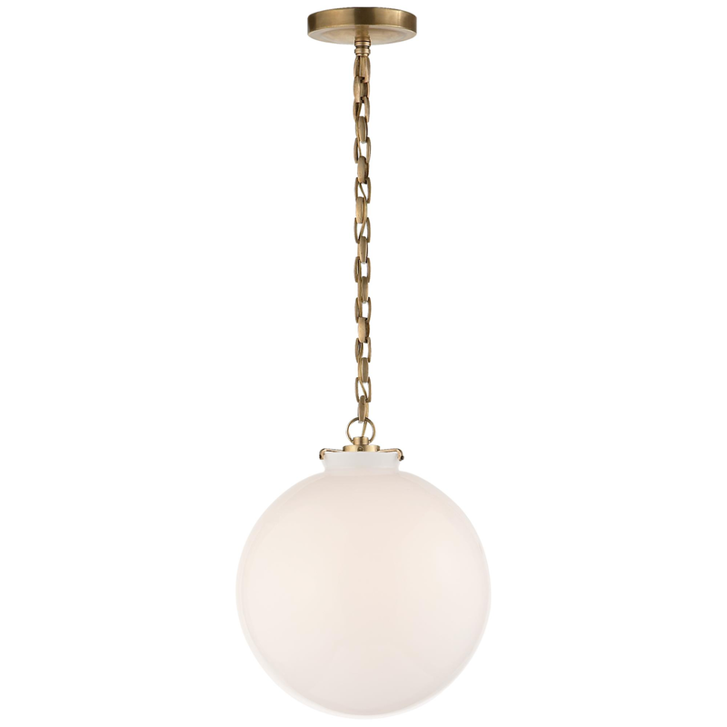 Visual Comfort Signature Collection Thomas O'Brien Katie 12 Inch Mini Pendant