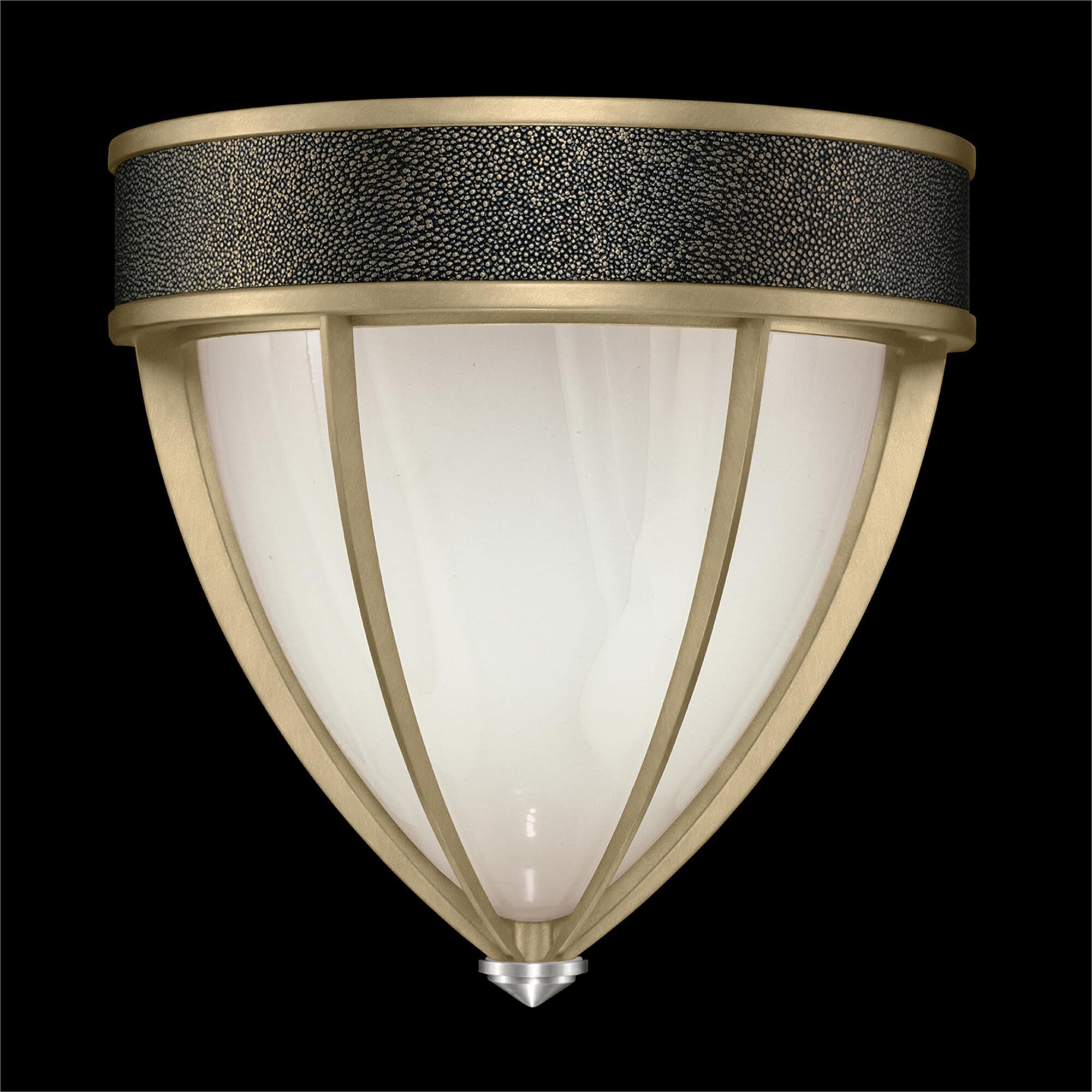 Shown in Soft Gold Leaf and Nickel  finish and Black Knight accent