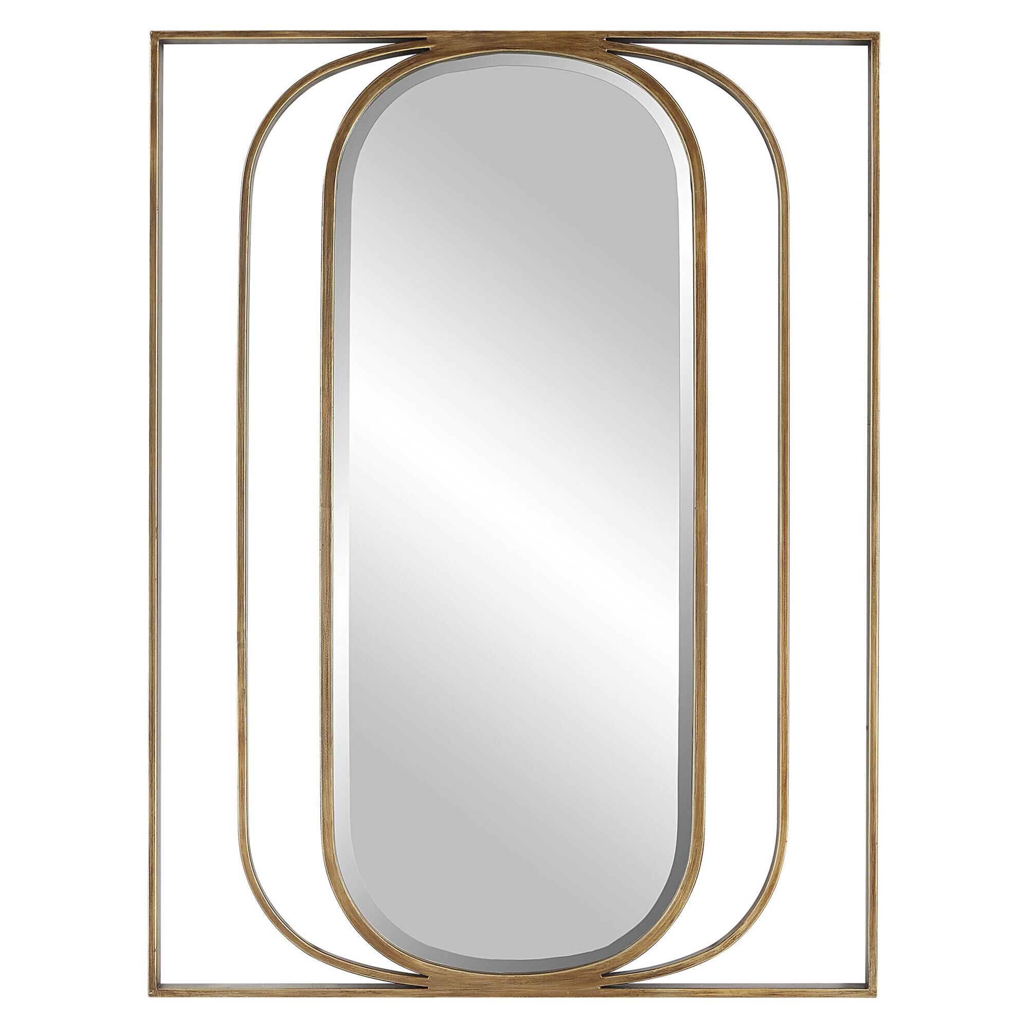 Uttermost Replicate Contemporary Oval Mirror Decorative Mirrors by Uttermost