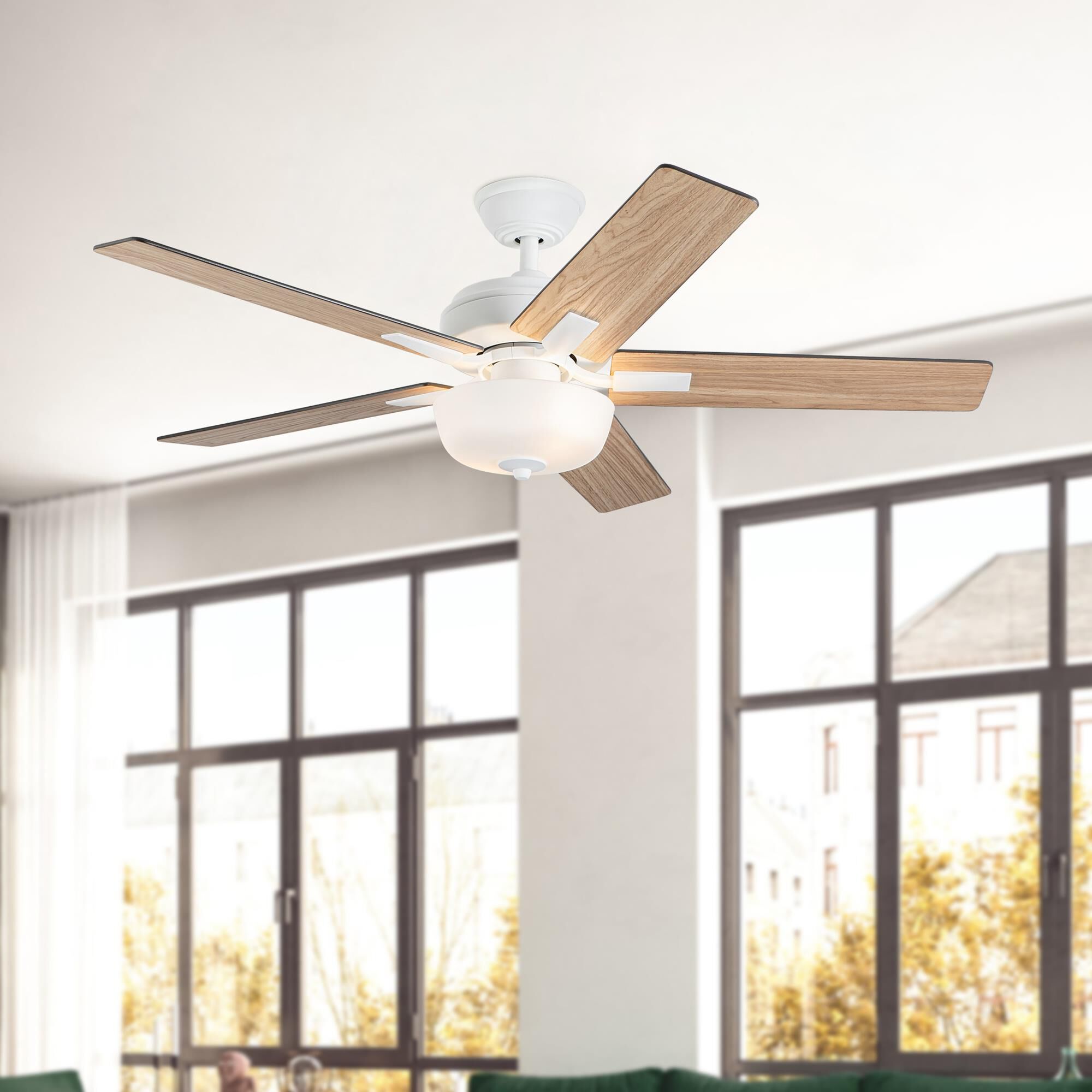 Shown in White finish