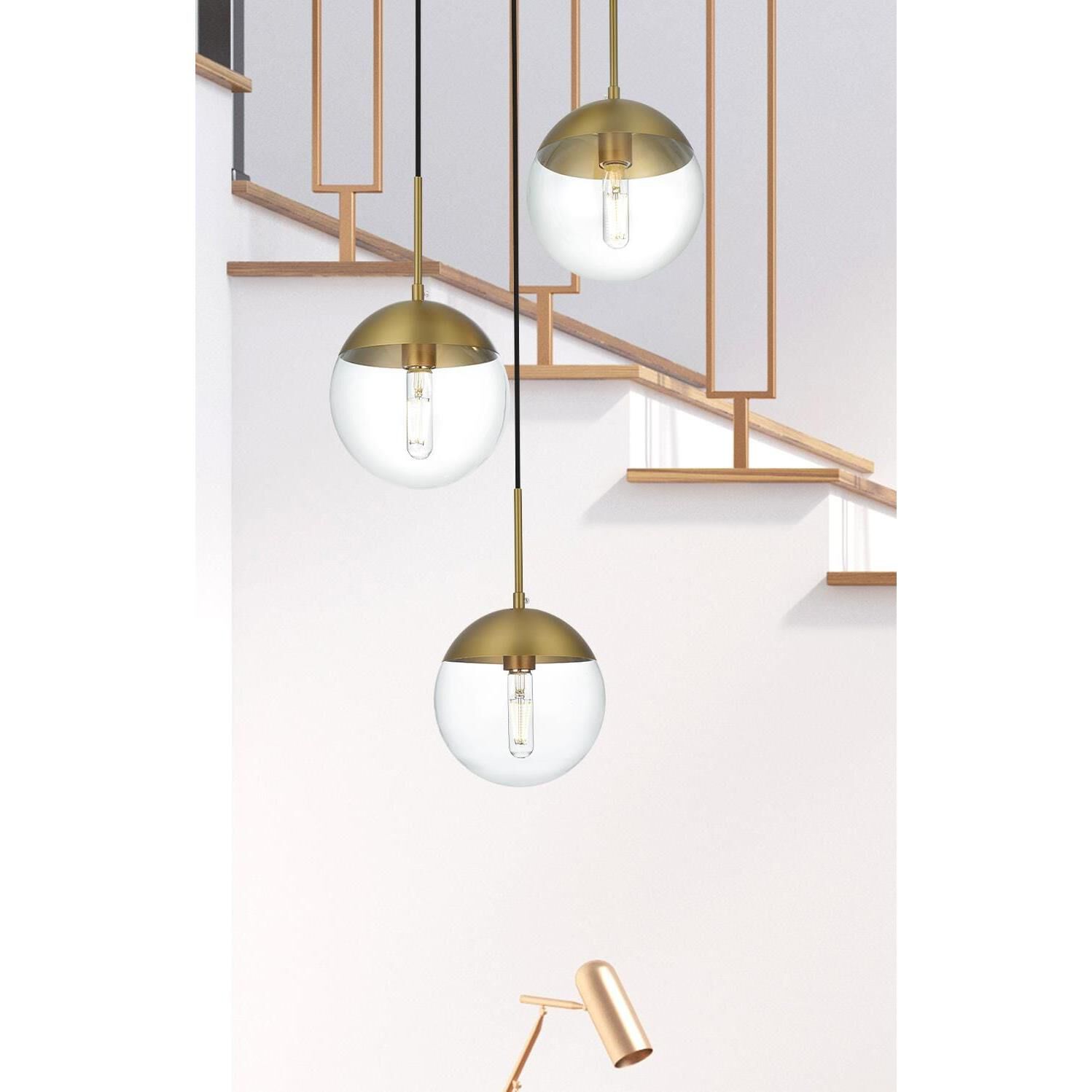 Shown in Satin Gold And Clear finish