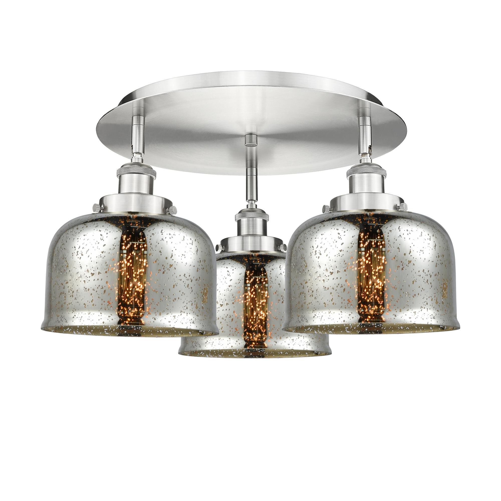 Shown in Satin Nickel finish and Silver Plated Mercury glass